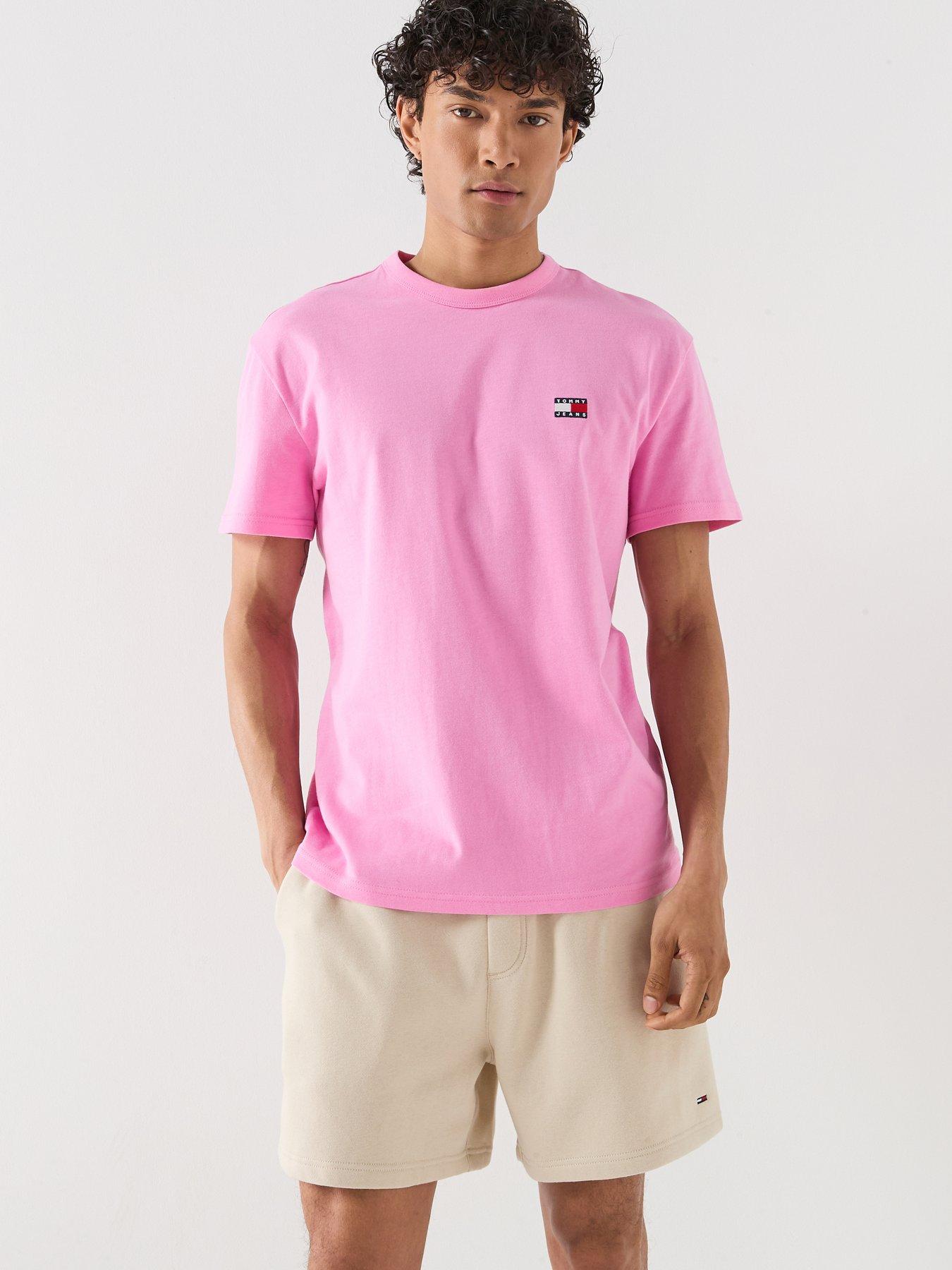 Tommy Jeans Badge T-Shirt - Light Pink