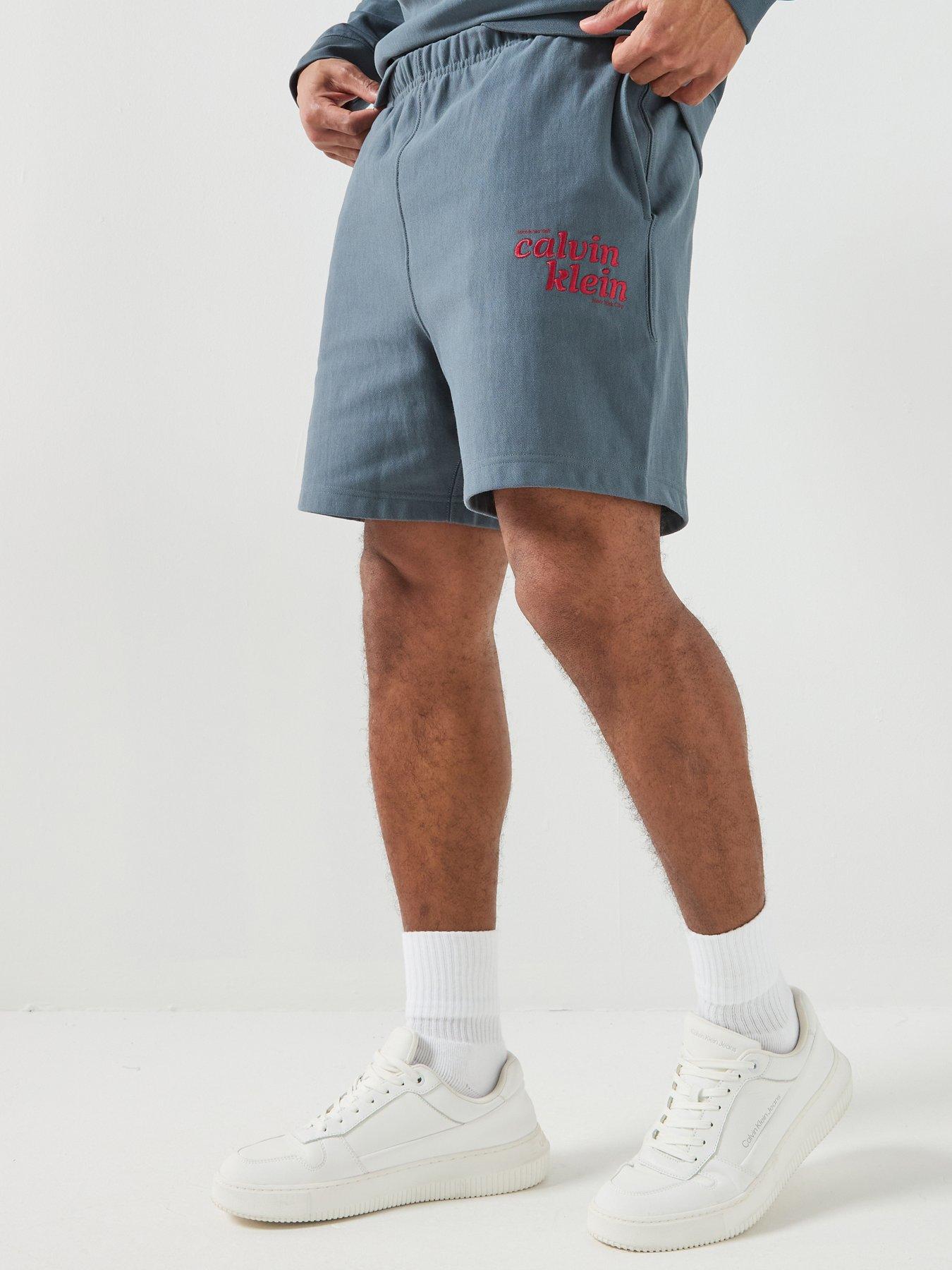 Calvin Klein Jeans Premium Terry Graphic Sweat Short - Dark Green