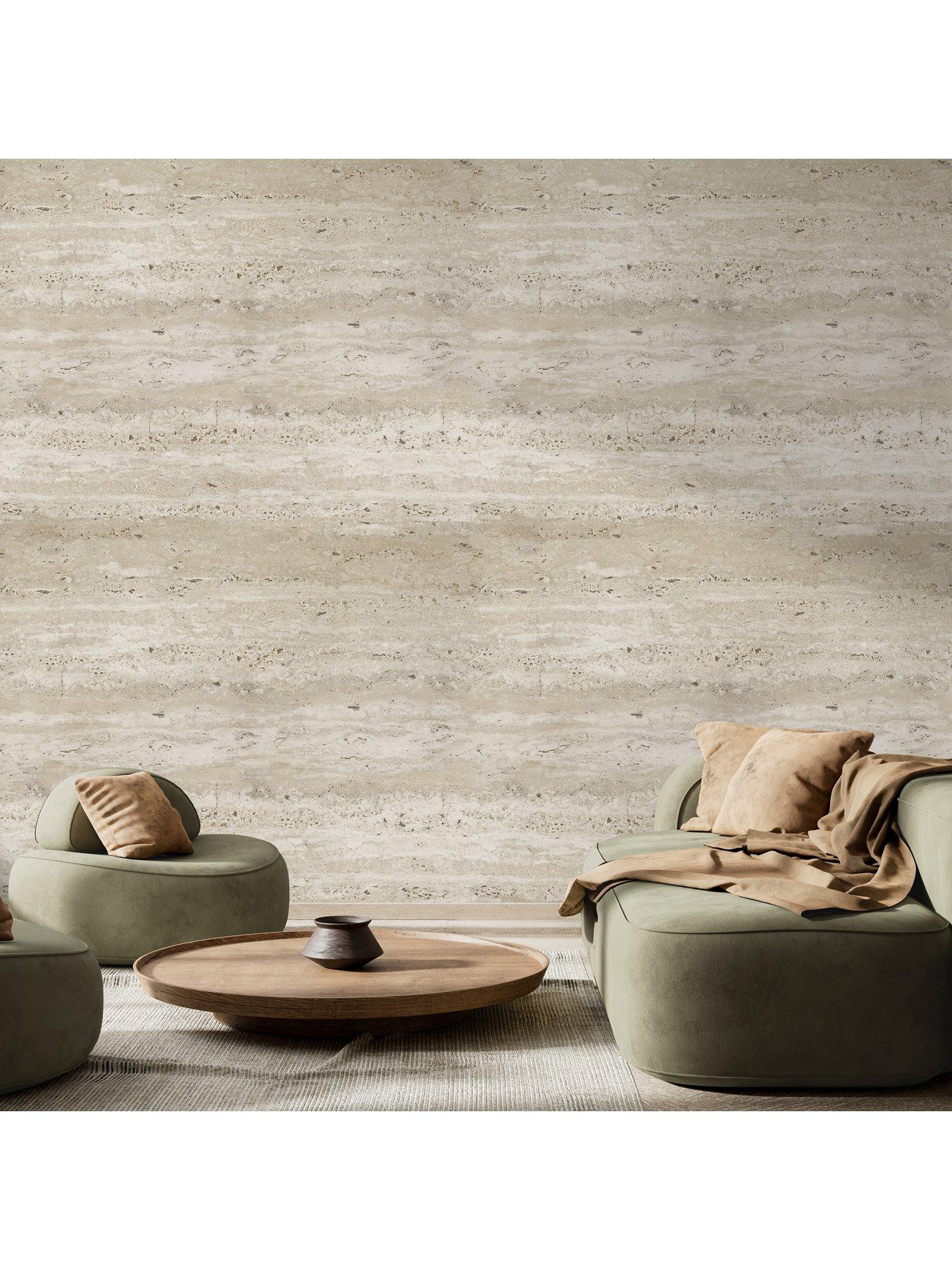 Image 2 of 4 of The Very Collection Stone Texture Mural-Natural Wallpaper