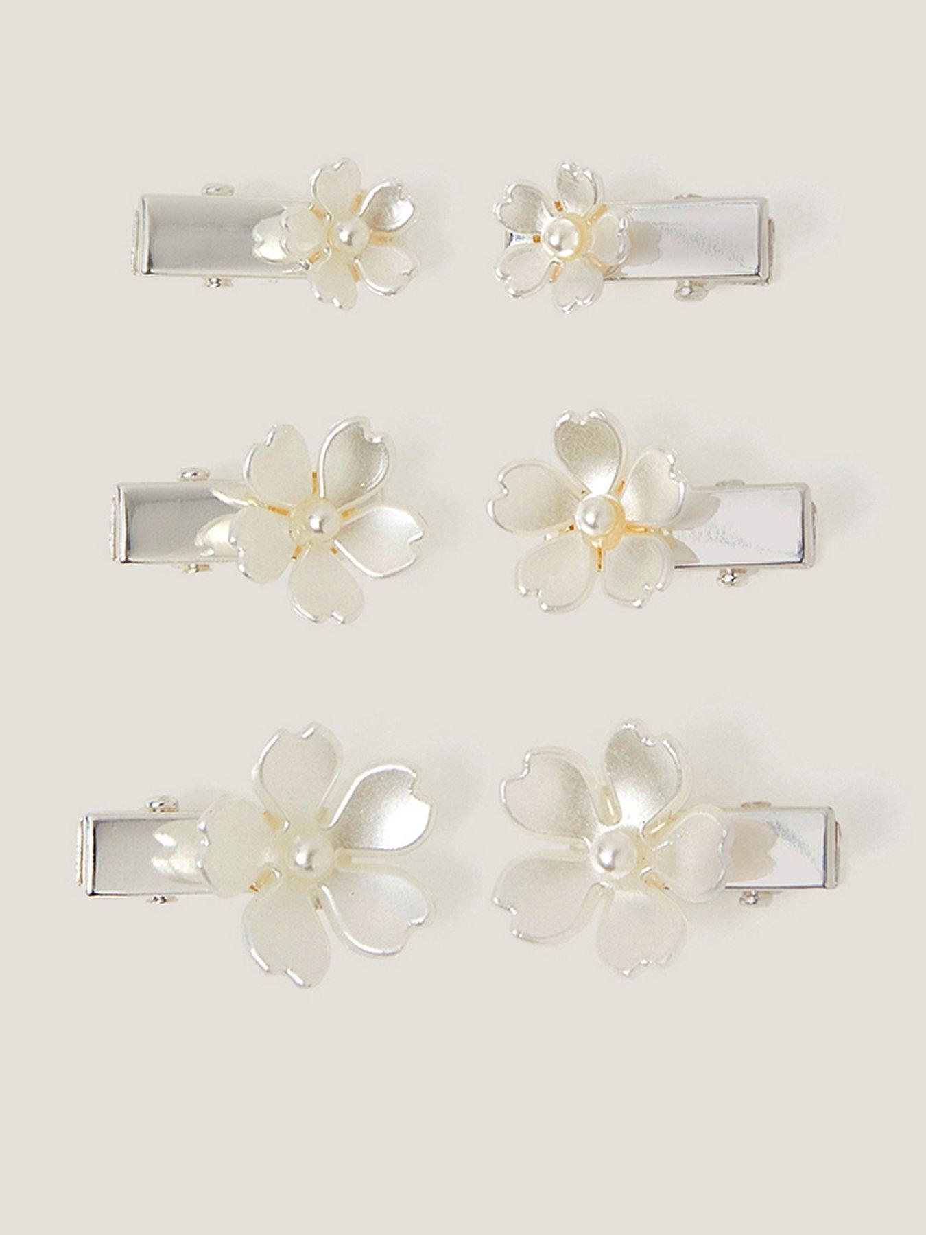 monsoon-girls-bridesmaid-6-pack-flower-clips-light-creamfront
