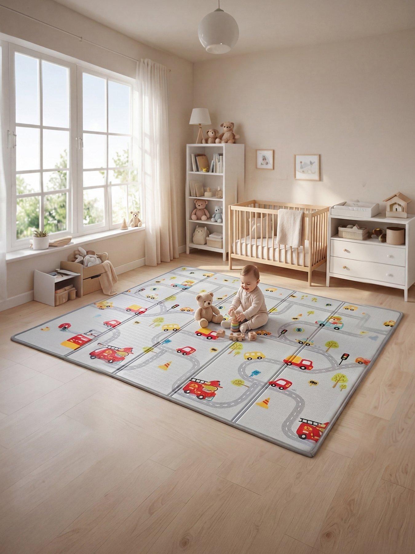 Image 2 of 7 of Liberty House Toddler Play Mat - Alphabet &amp; Roads