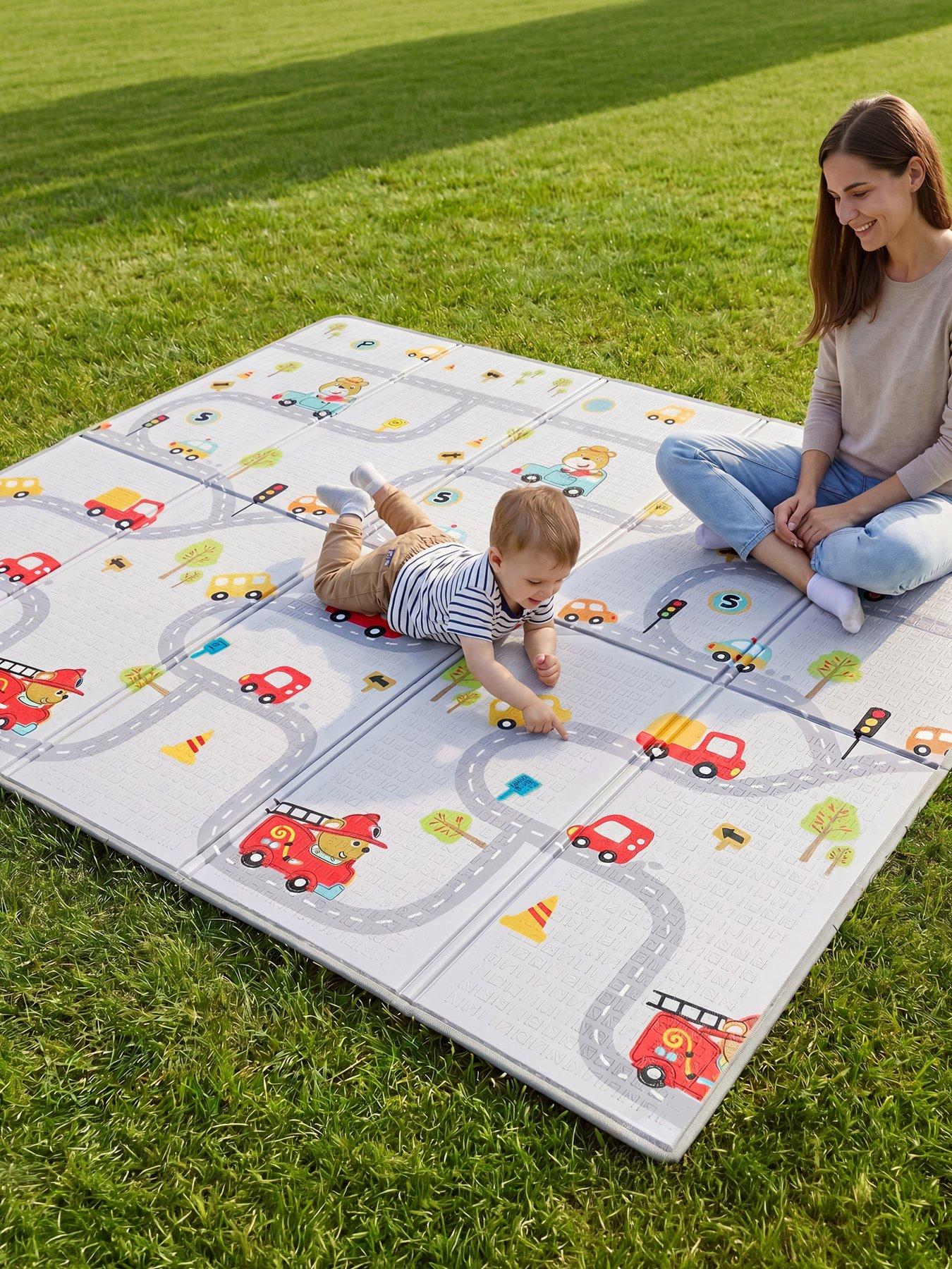 Image 3 of 7 of Liberty House Toddler Play Mat - Alphabet &amp; Roads