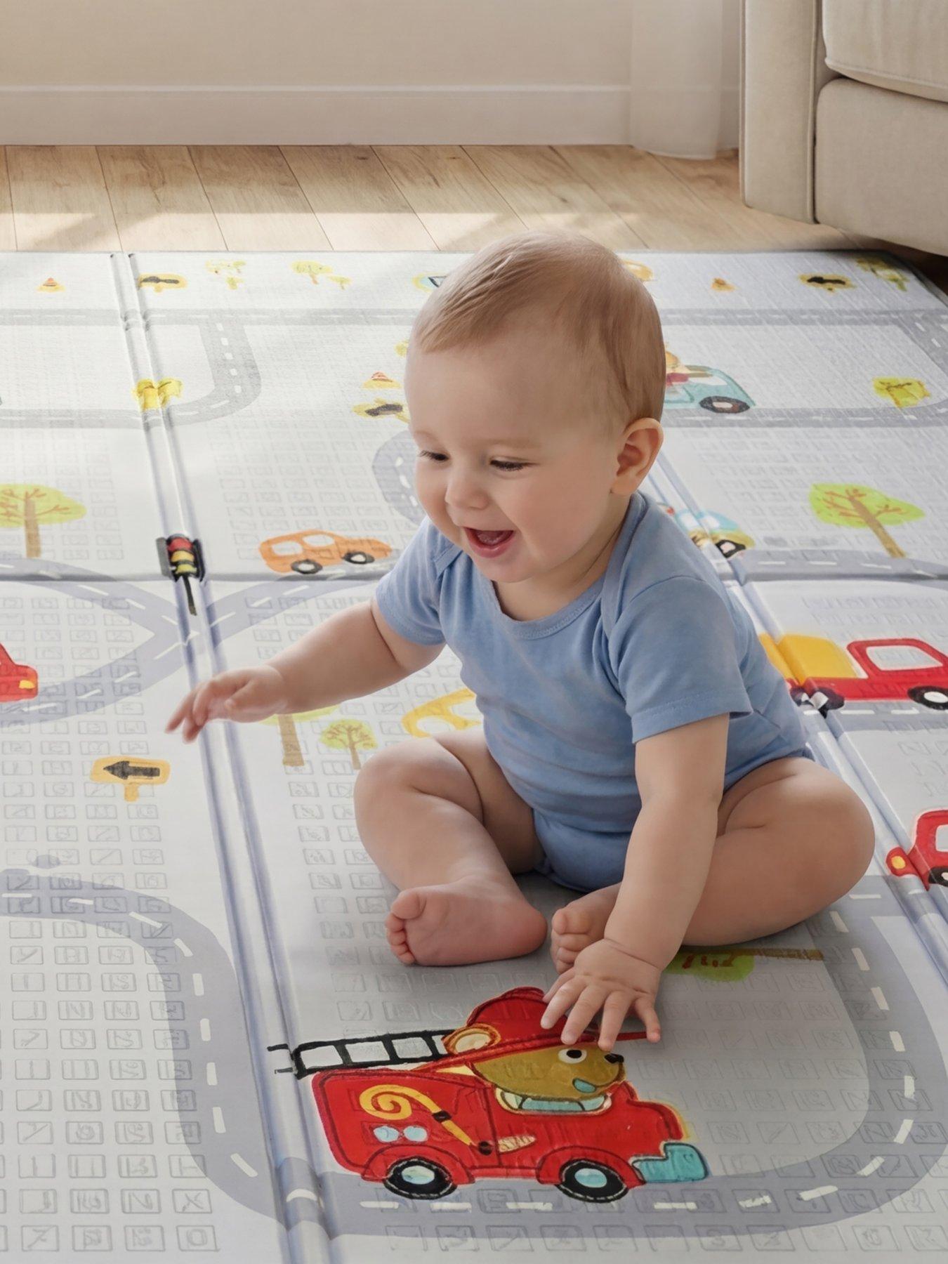 Image 5 of 7 of Liberty House Toddler Play Mat - Alphabet &amp; Roads