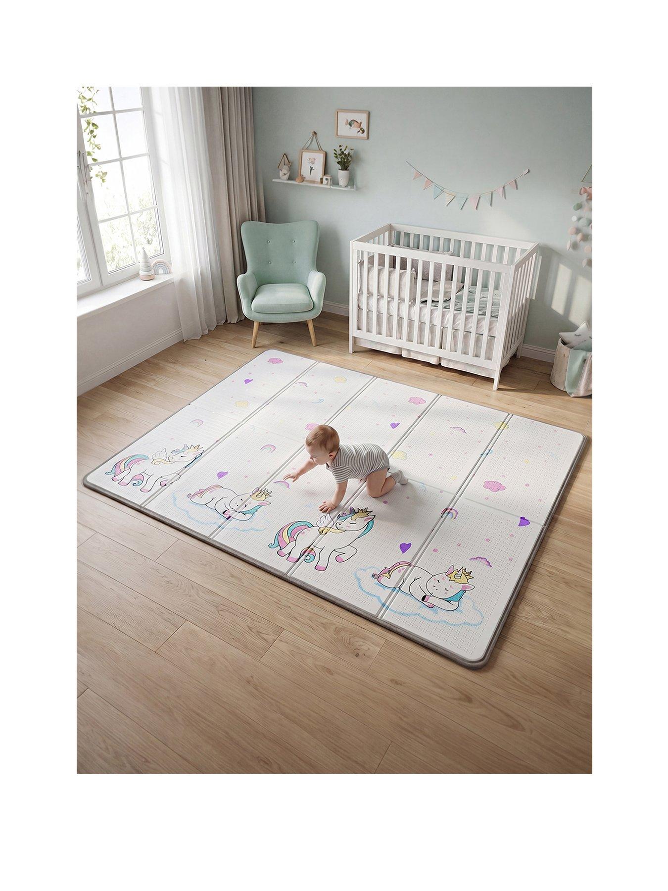 Image 1 of 7 of Liberty House Toddler Play Mat - Unicorn &amp; Moon and Stars
