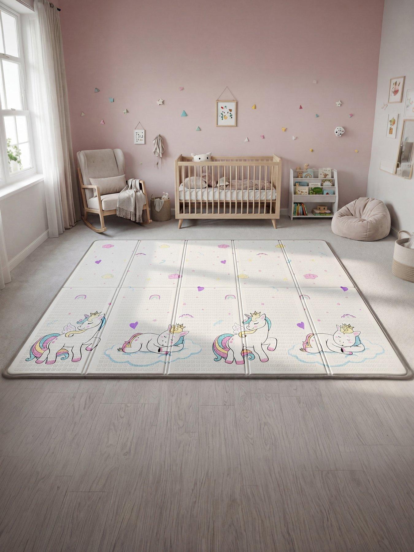 Image 4 of 7 of Liberty House Toddler Play Mat - Unicorn &amp; Moon and Stars