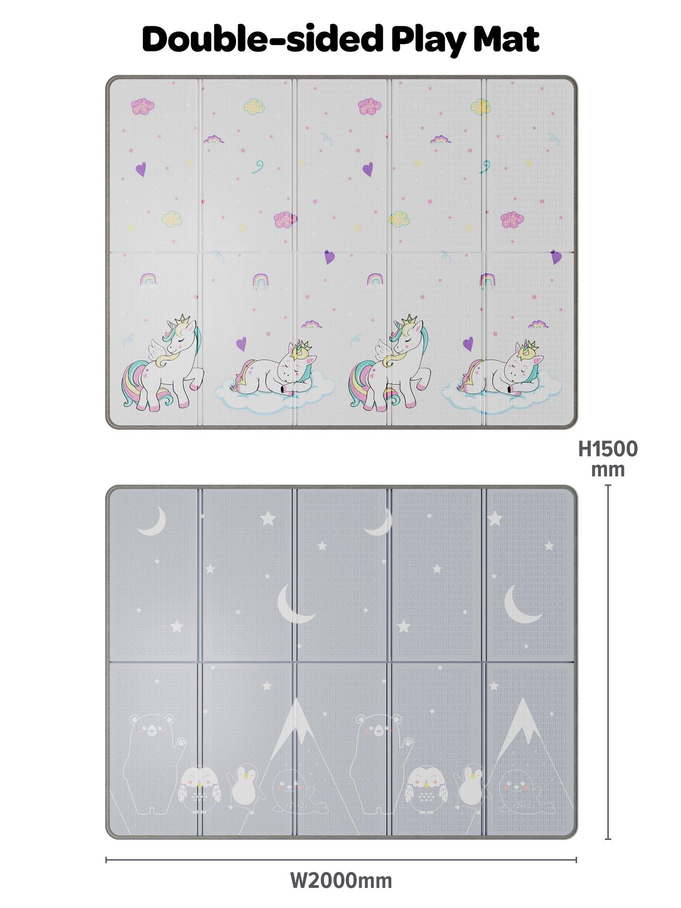 Image 6 of 7 of Liberty House Toddler Play Mat - Unicorn &amp; Moon and Stars