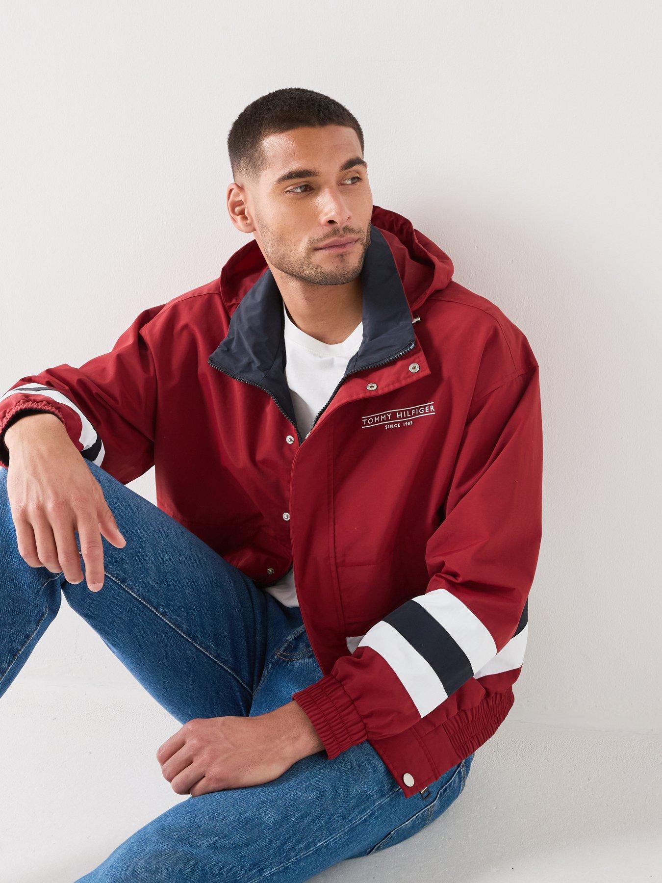 Tommy Hilfiger Americana Reversible Harrington Jacket - Red/Navy