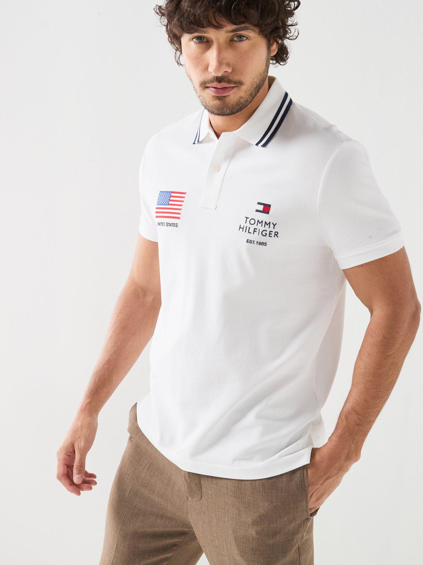 Tommy Hilfiger Country Us Regular Fit Polo Shirt - White