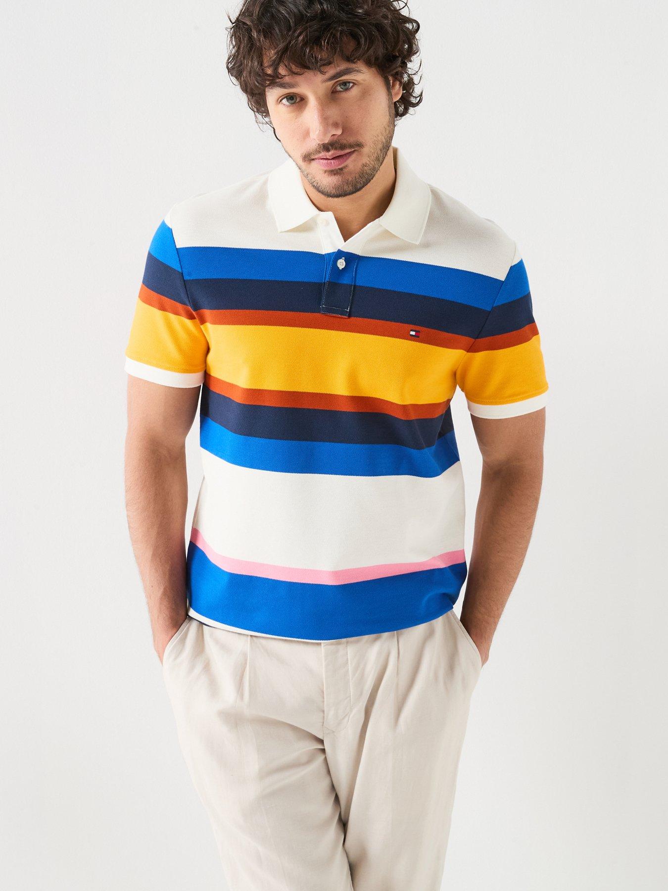 Tommy Hilfiger Varied Stripe Polo Shirt - Multi
