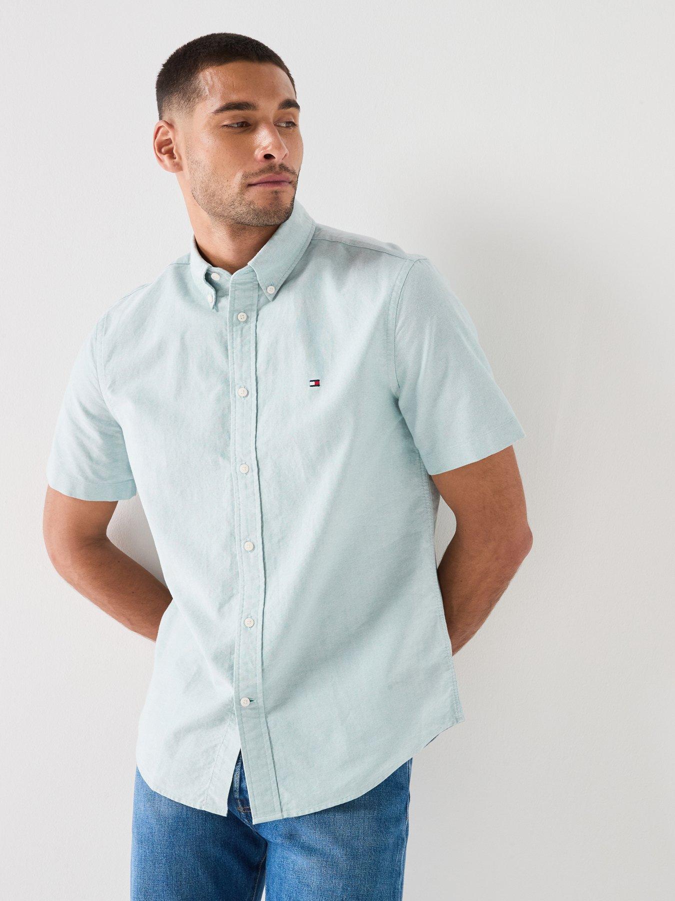 Tommy Hilfiger Heritage Short Sleeve Oxford Shirt - Green