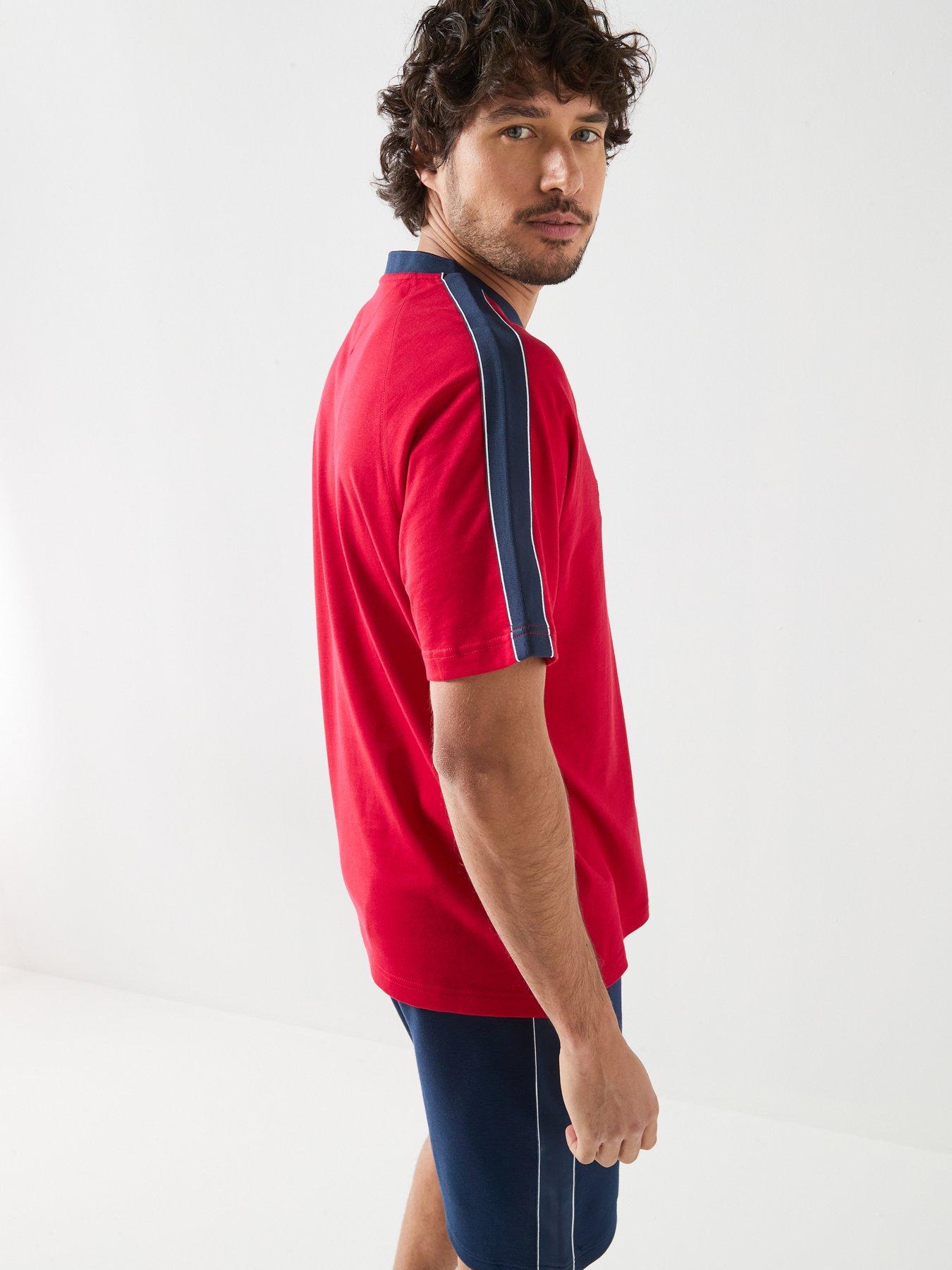 Image 5 of 6 of Tommy Hilfiger Countries Track Sweat Shorts - Navy