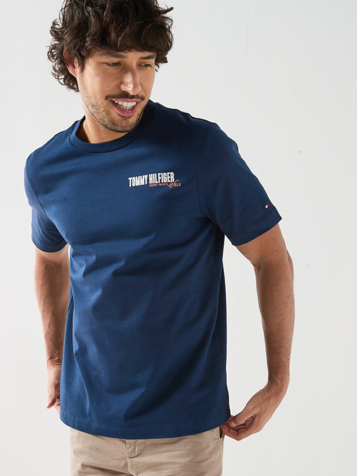 Tommy Hilfiger Summer Back Graphic T-Shirt - Navy