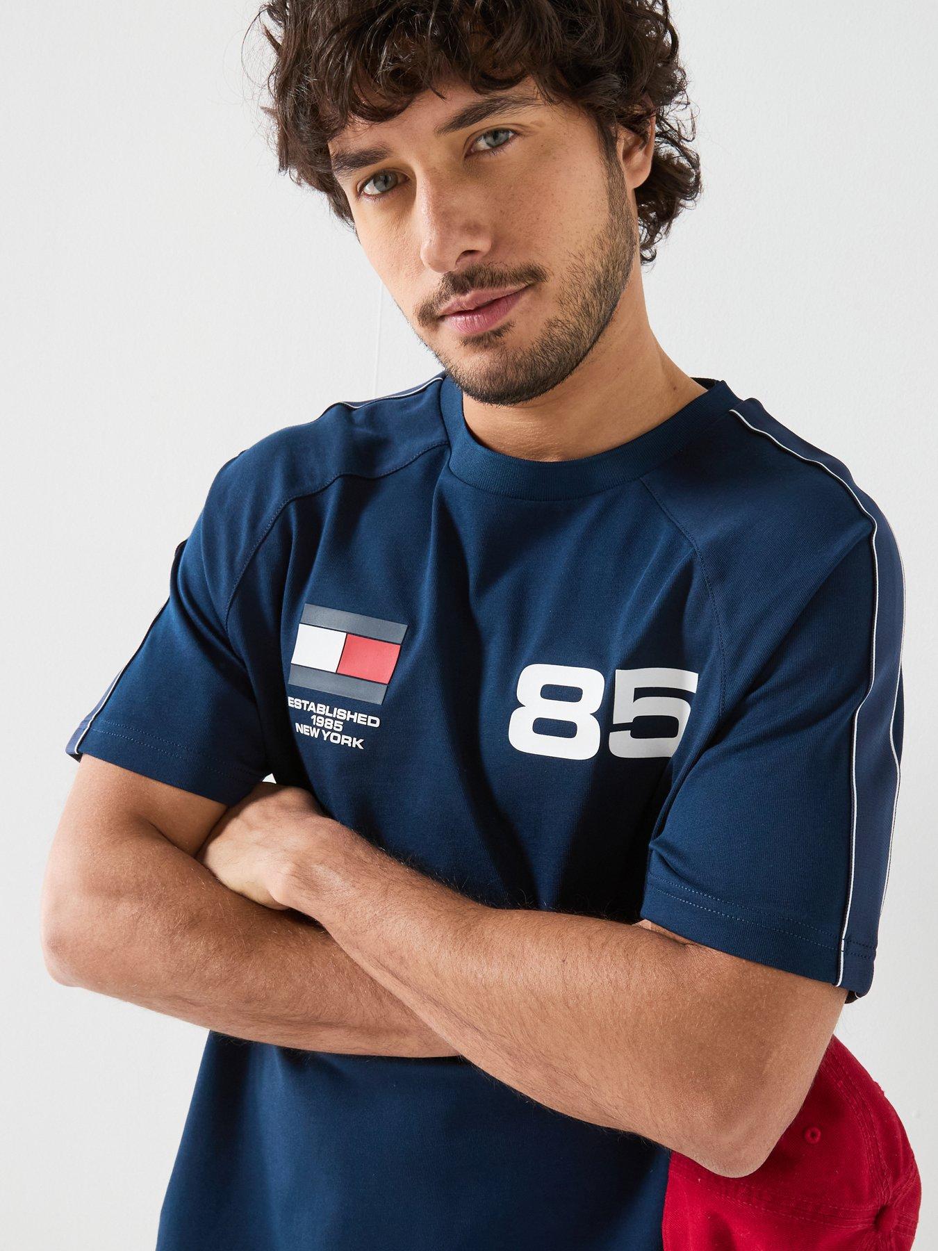 Image 4 of 6 of Tommy Hilfiger Countries Relaxed Fit T-Shirt - Navy
