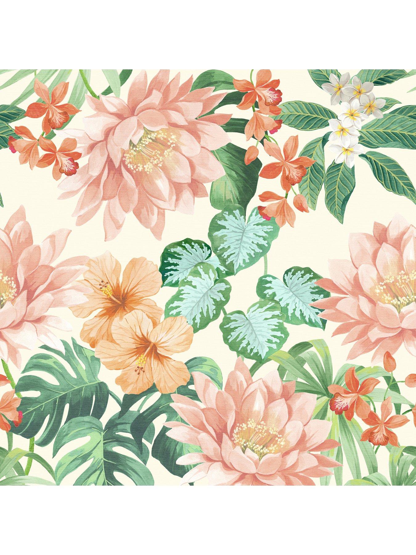 the-very-collection-tropical-floral-mural-coraloutfit
