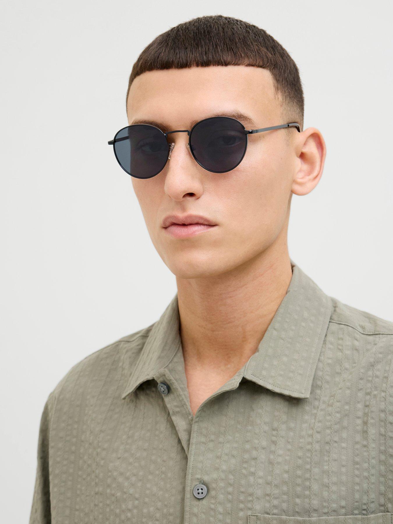 Image 2 of 6 of Jack & Jones Ryder Sunglasses - Black