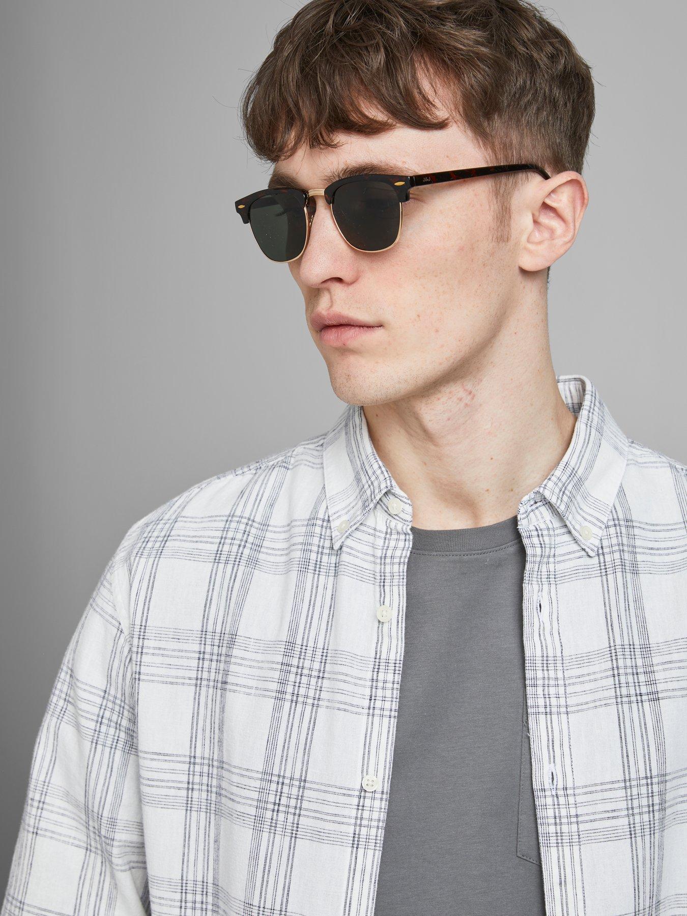 Image 2 of 4 of Jack & Jones Ryder Sunglasses - Dark Brown