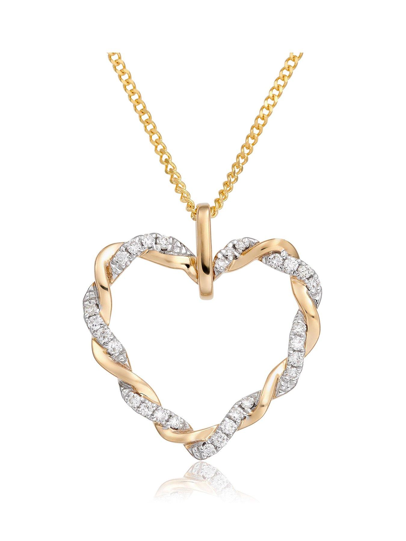 beaverbrooks-9ct-yellow-gold-diamond-heart-pendantfront