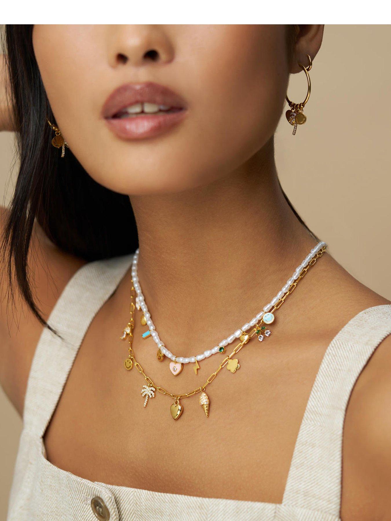 orelia-mixed-eclectic-pave-charm-necklacefront