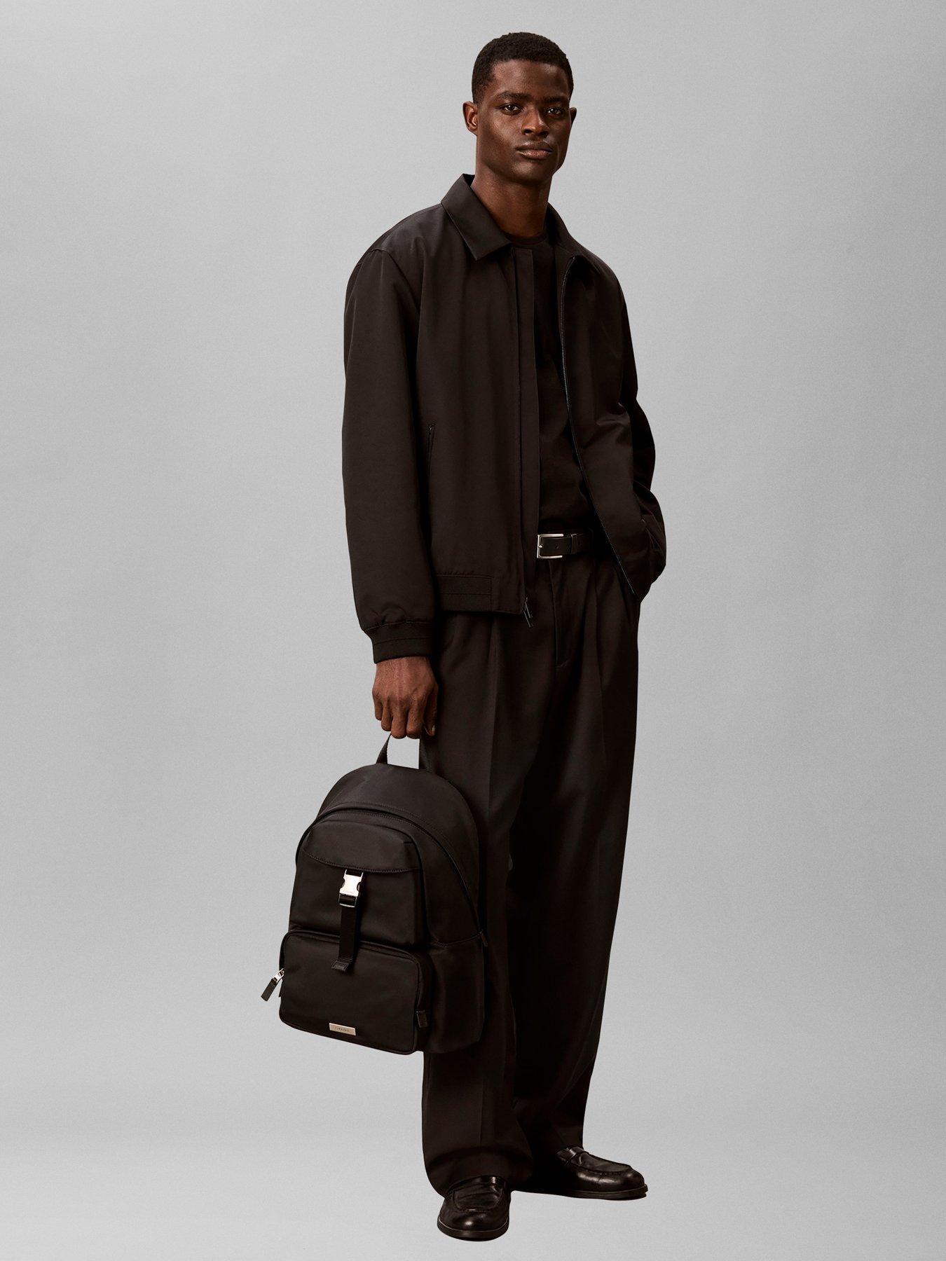 Image 2 of 4 of Calvin Klein Bold Logo Backpack - Black