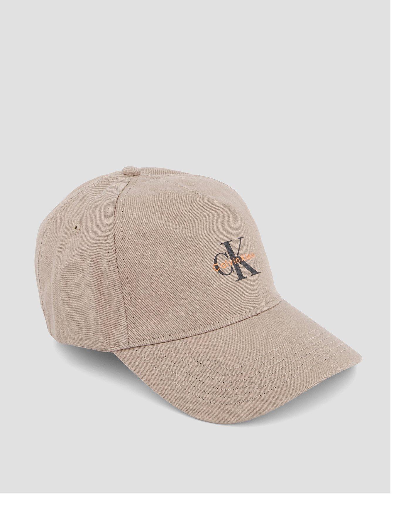 Calvin Klein Monologo Embroidery Baseball Cap - Beige