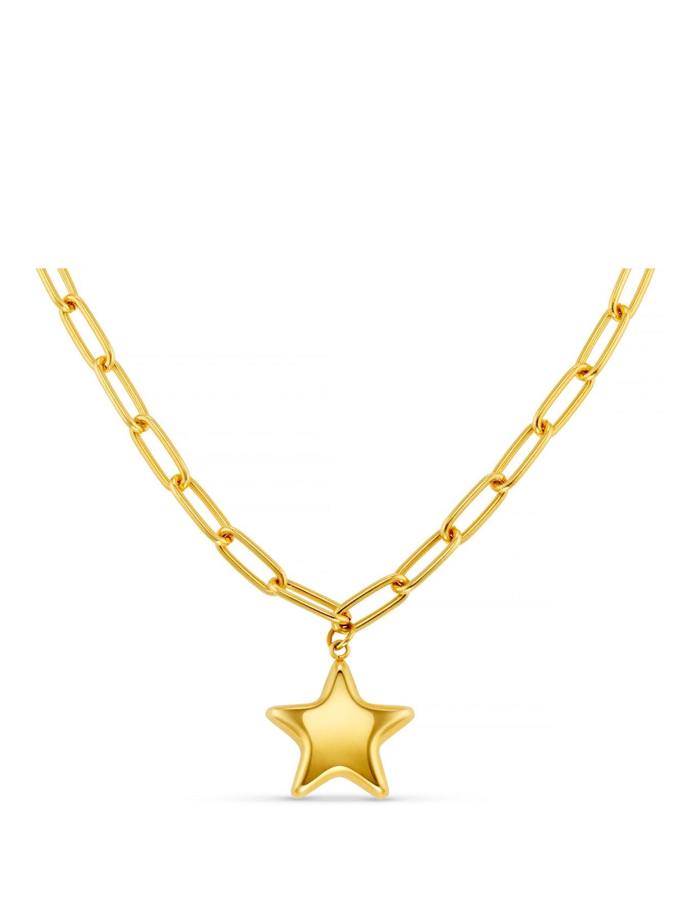 Image 1 of 4 of Orelia Statement Star Pop Charm Necklace