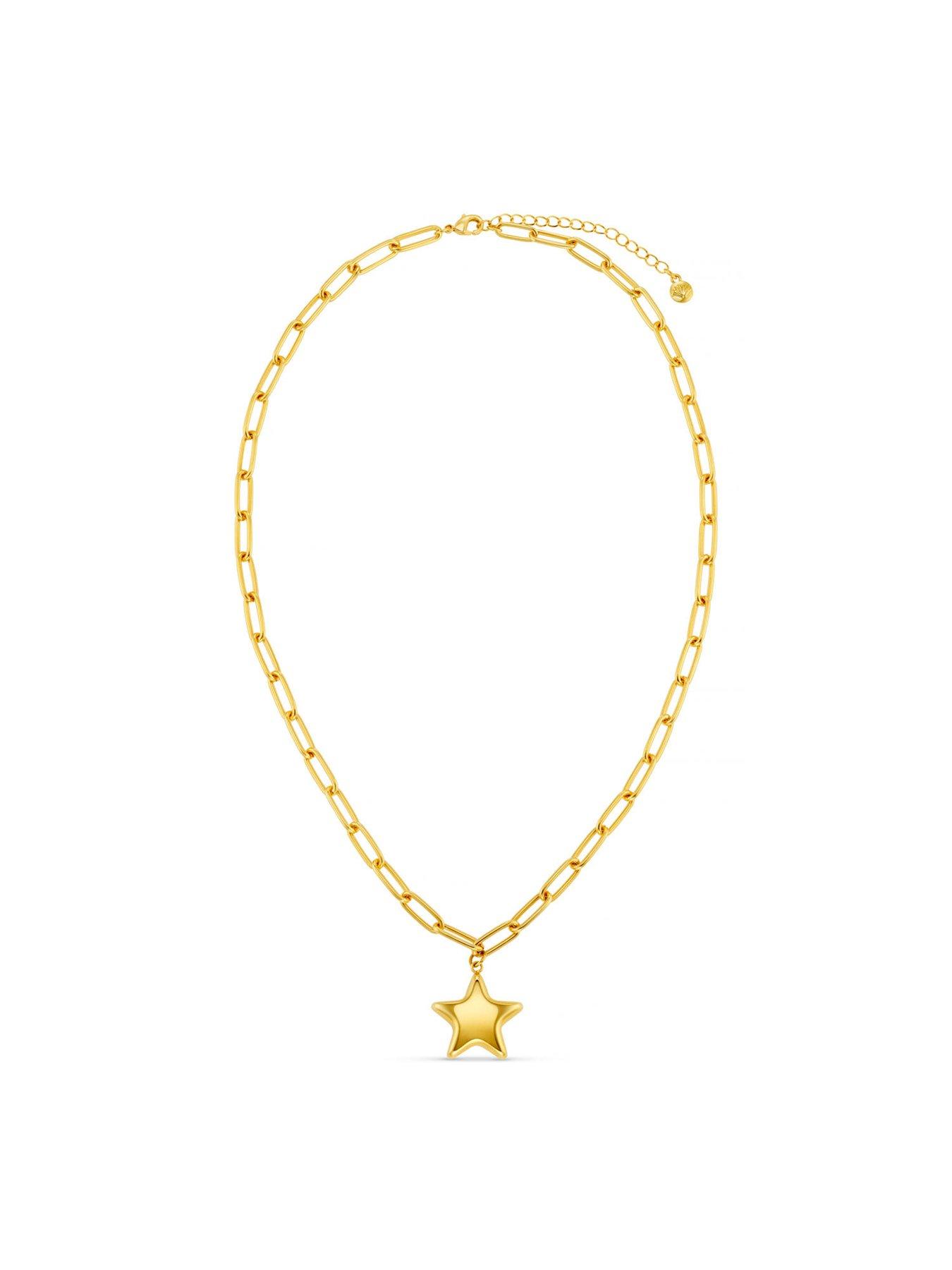 Image 2 of 4 of Orelia Statement Star Pop Charm Necklace