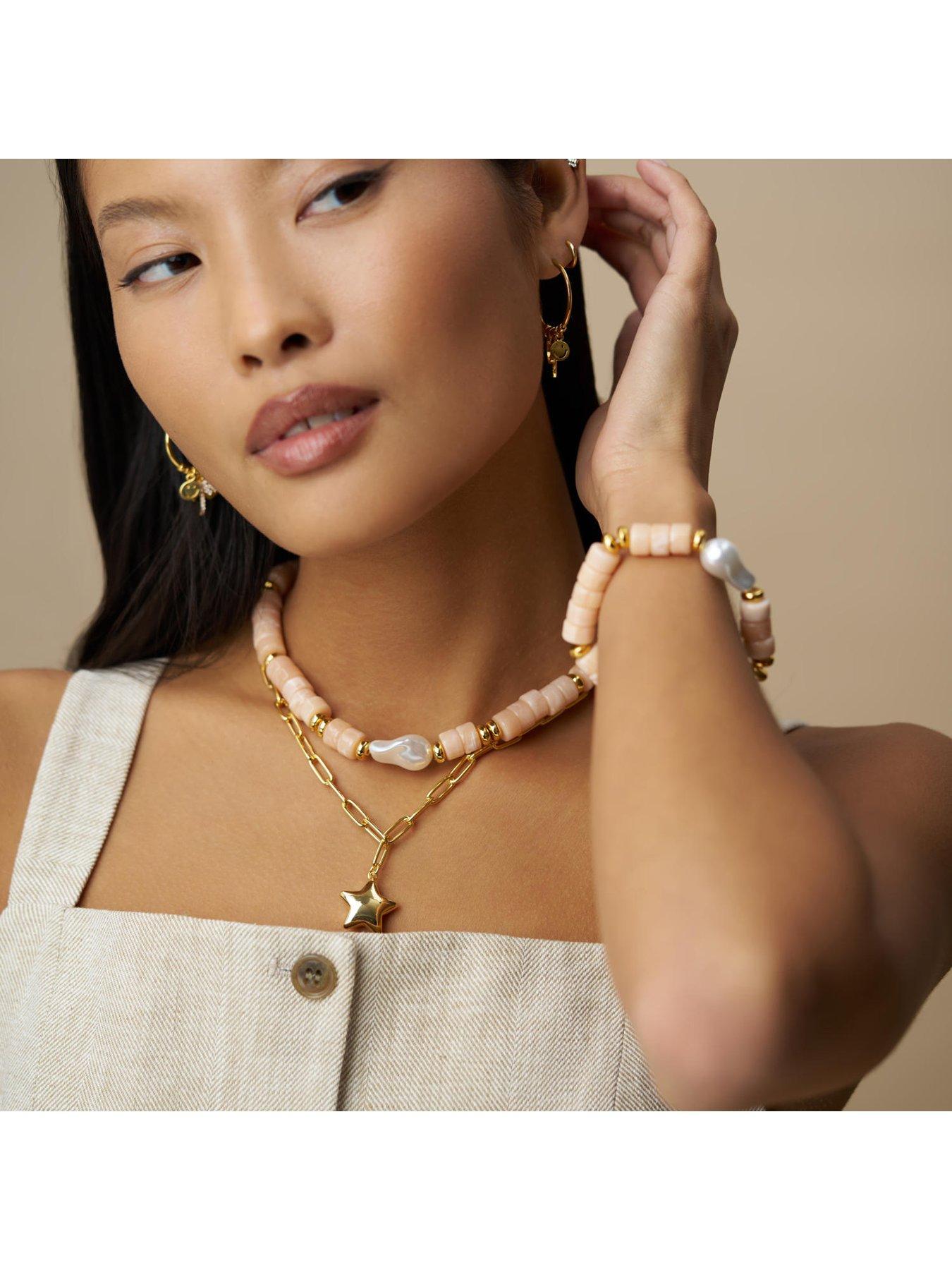 Image 3 of 4 of Orelia Statement Star Pop Charm Necklace