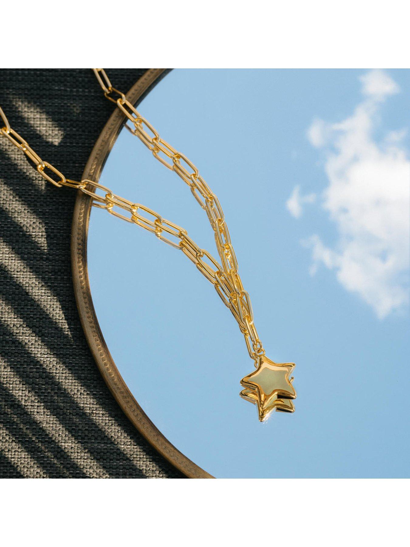 Image 4 of 4 of Orelia Statement Star Pop Charm Necklace