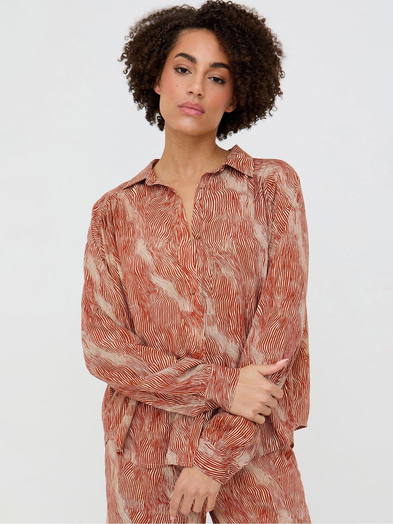 raffya-ginger-button-down-tiger-print-shirt-in-ginger-orange