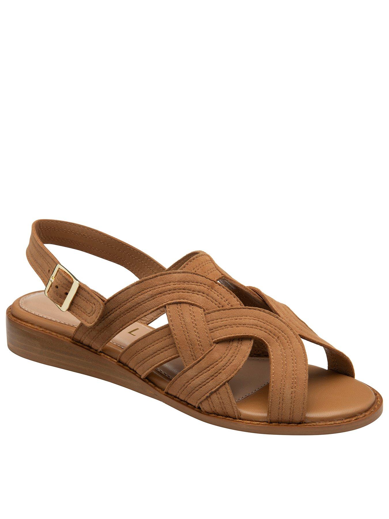 Ravel Waren Suded Weave Sandal - Tan