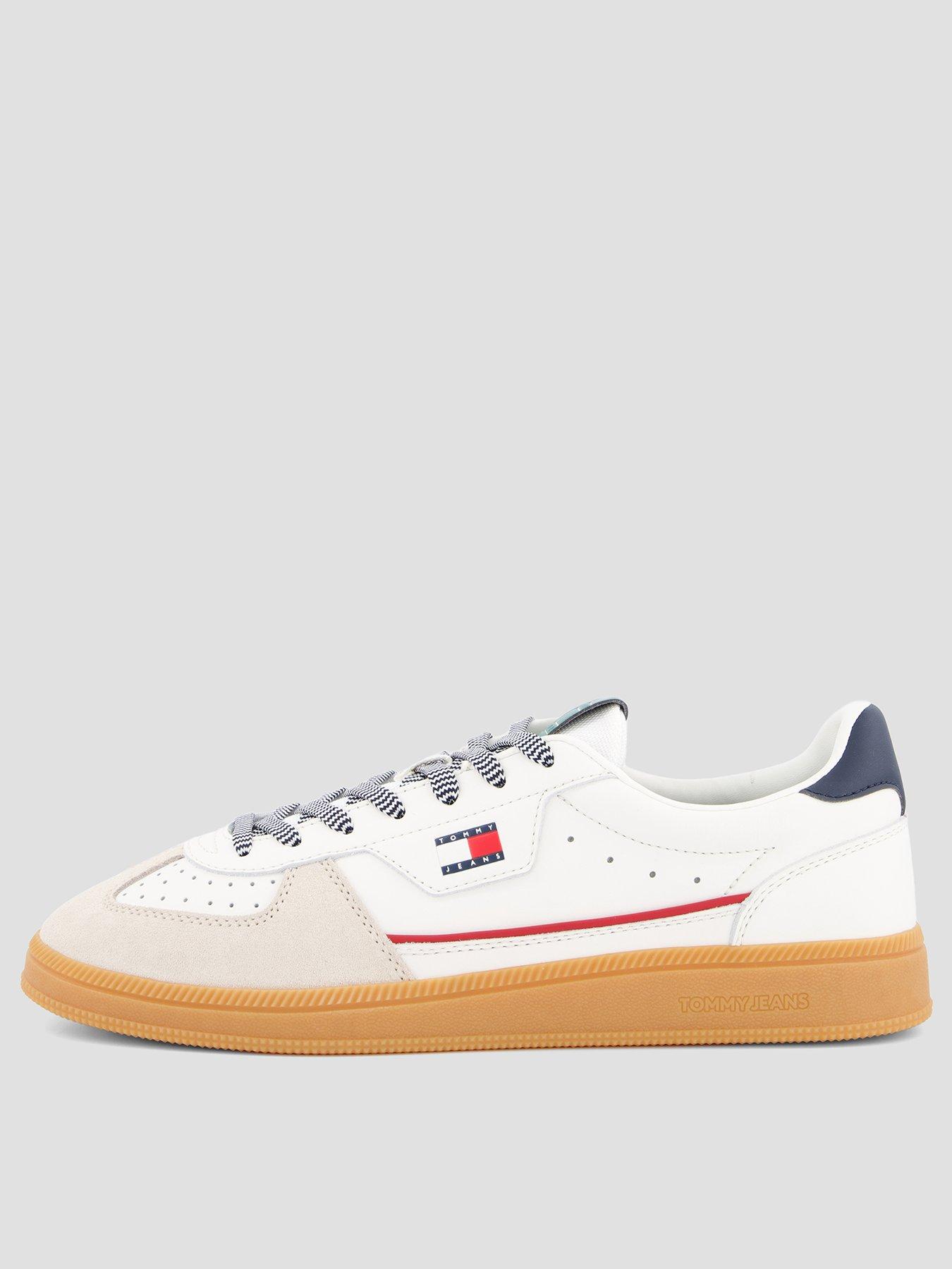 Tommy Jeans The Greenwich Edge Leather Trainer - Off White