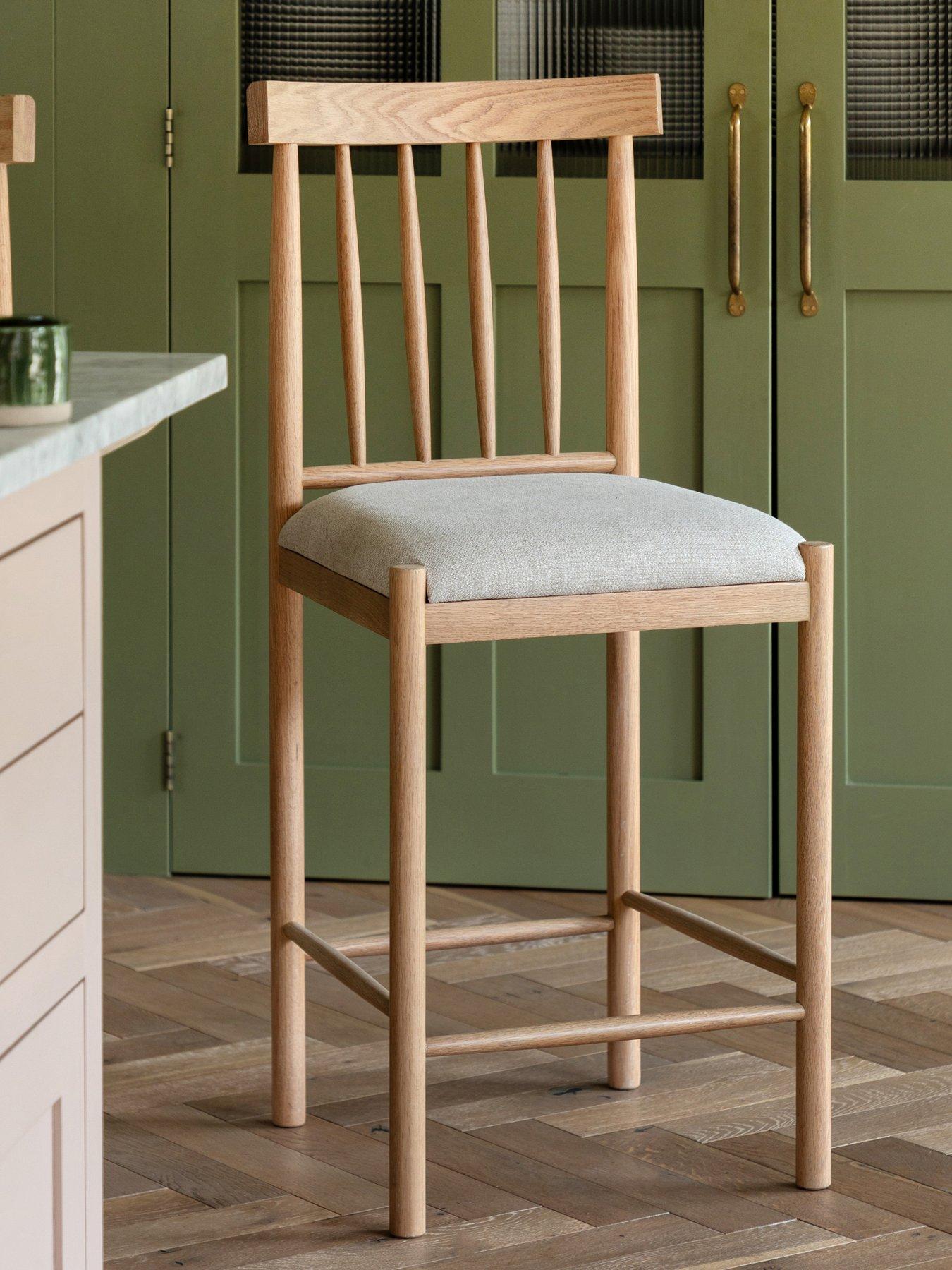 Gallery Direct Set Of 2 Eton Natural Bar Stools - Natural