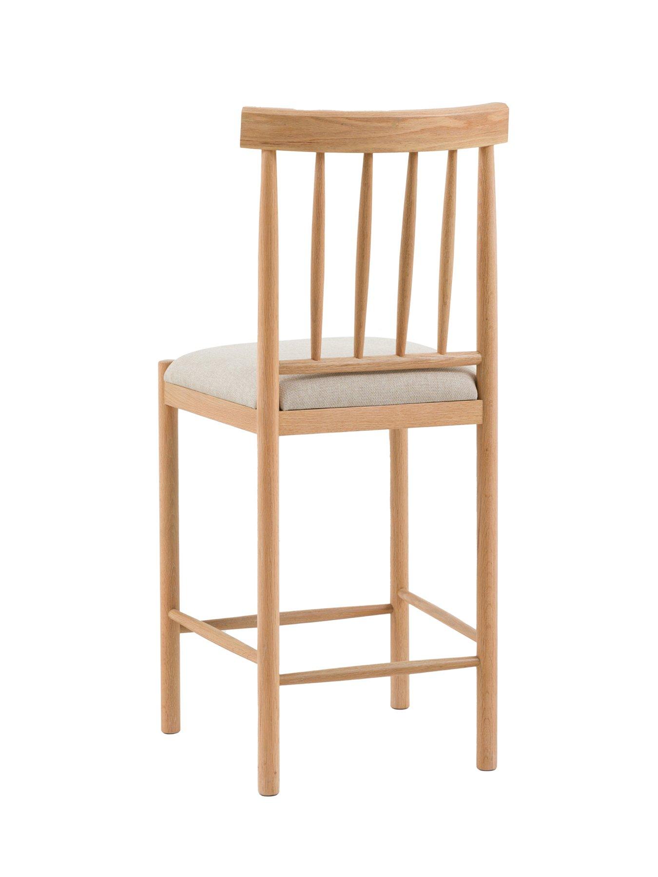 Image 4 of 4 of Gallery Direct Set of 2 Eton Natural Bar Stools - Natural