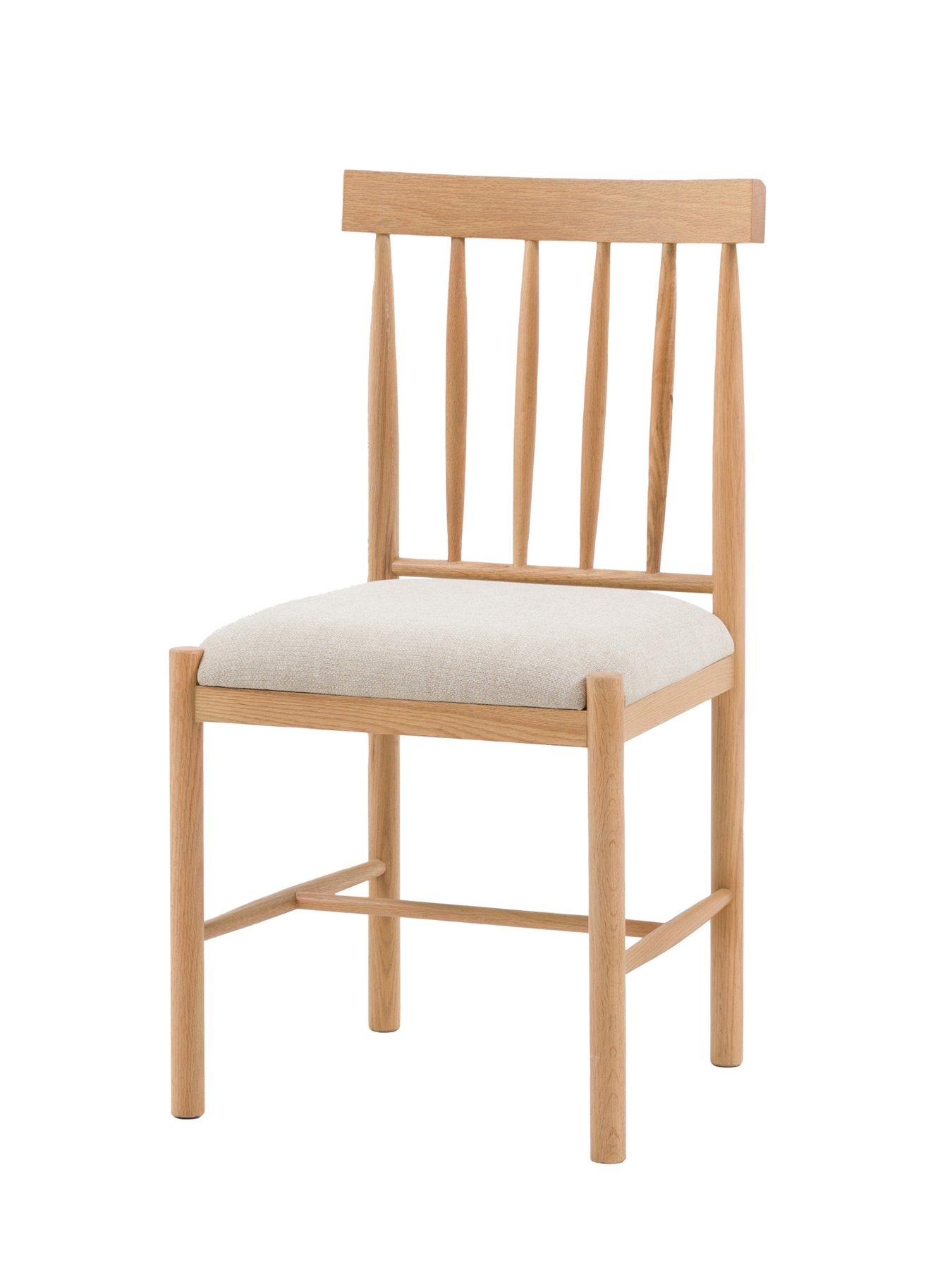 Image 2 of 4 of Gallery Direct Set Of 2 Eton Dining Chairs Natural