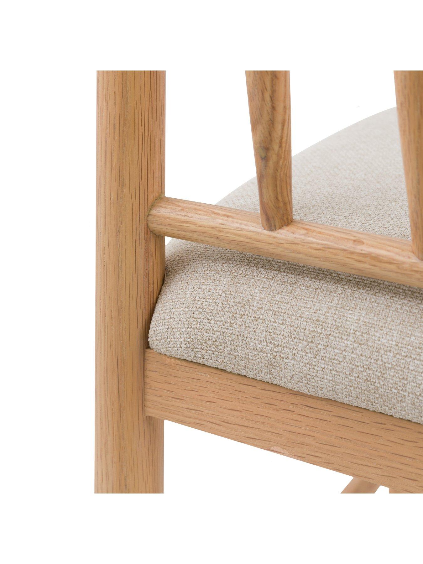Image 3 of 4 of Gallery Direct Set Of 2 Eton Dining Chairs Natural