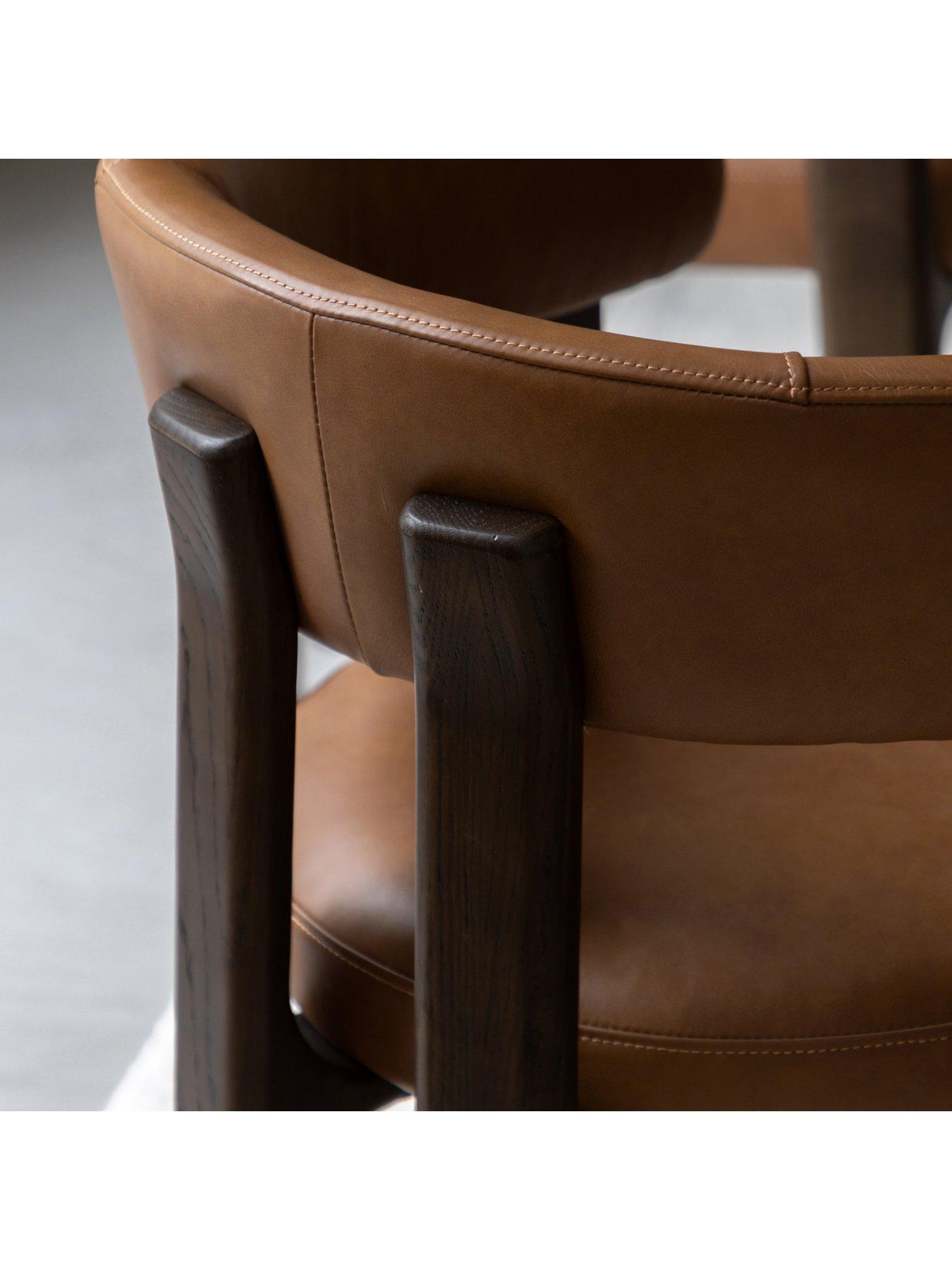 gallery-direct-onda-brown-leather-dining-chairoutfit
