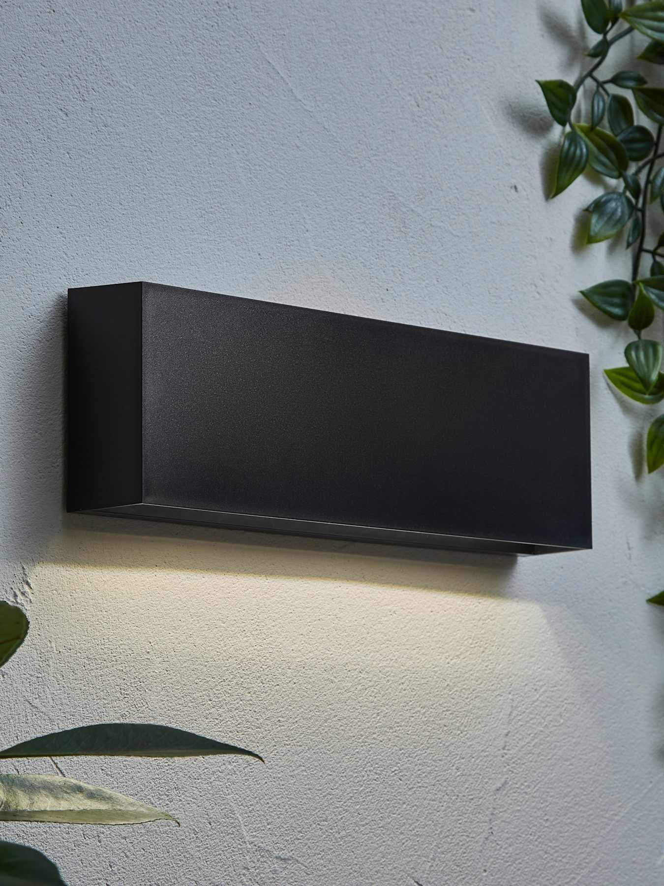 valuelights-jake-matte-black-downlight-ip65-integrated-led-outdoor-wall-lightfront