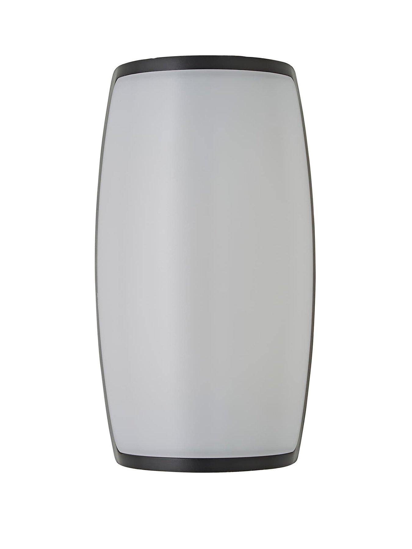 valuelights-jonny-matte-black-ip54-integrated-led-outdoor-wall-lightstillFront