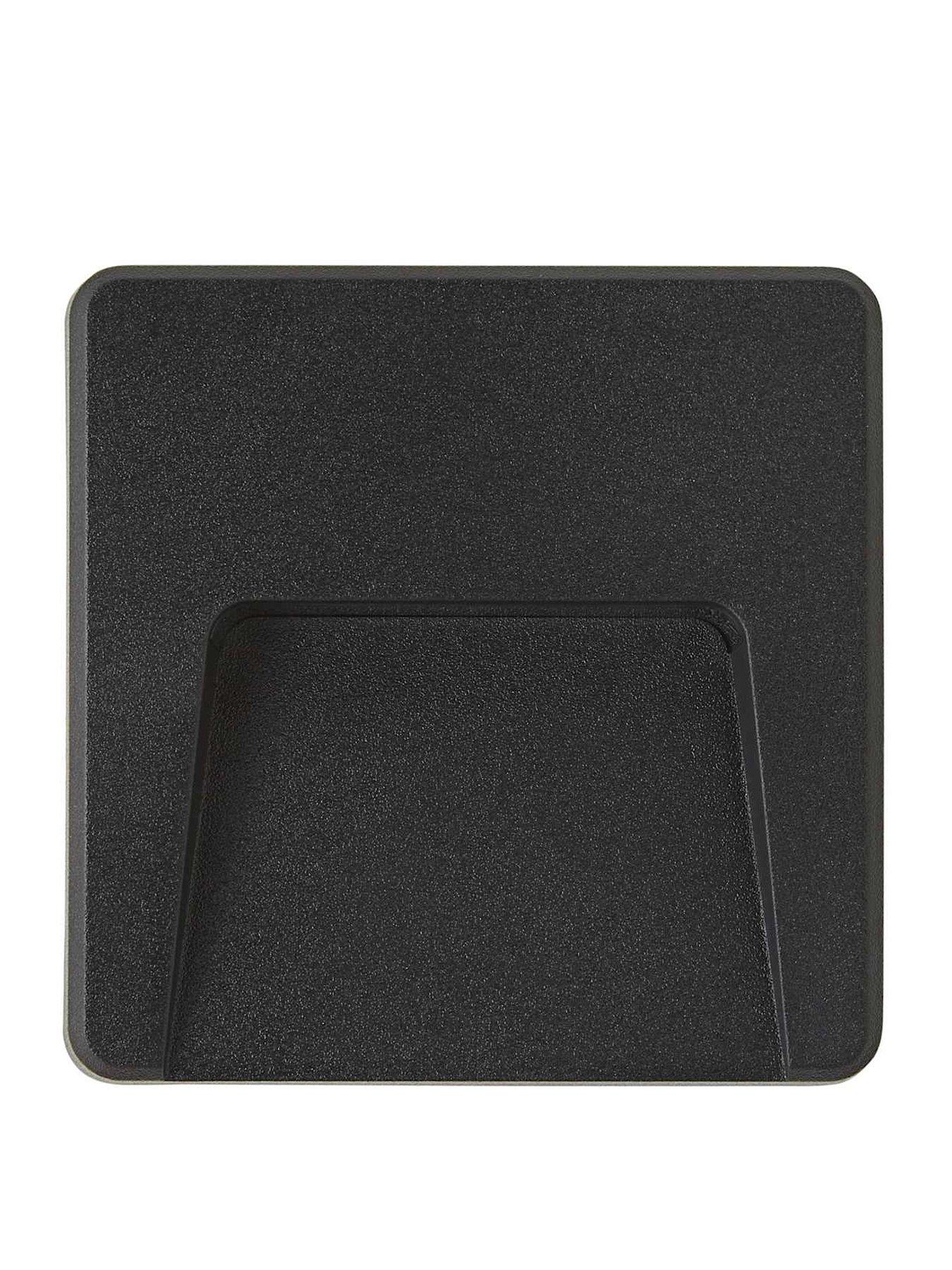 valuelights-sam-black-square-ip65-integrated-led-outdoor-wall-lightstillFront