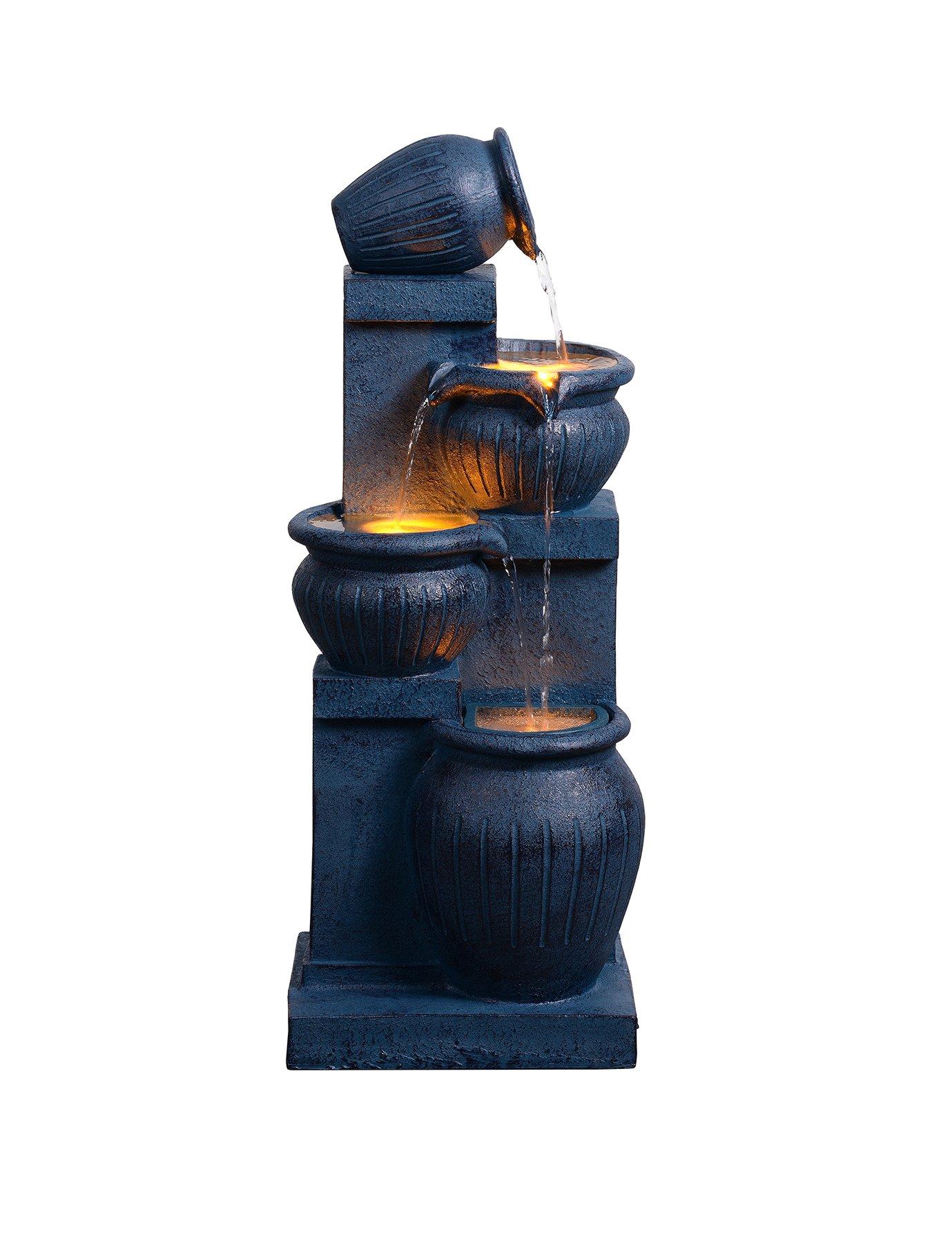 teamson-home-285-four-tier-vertical-texture-cascading-bowl-fountainstillFront