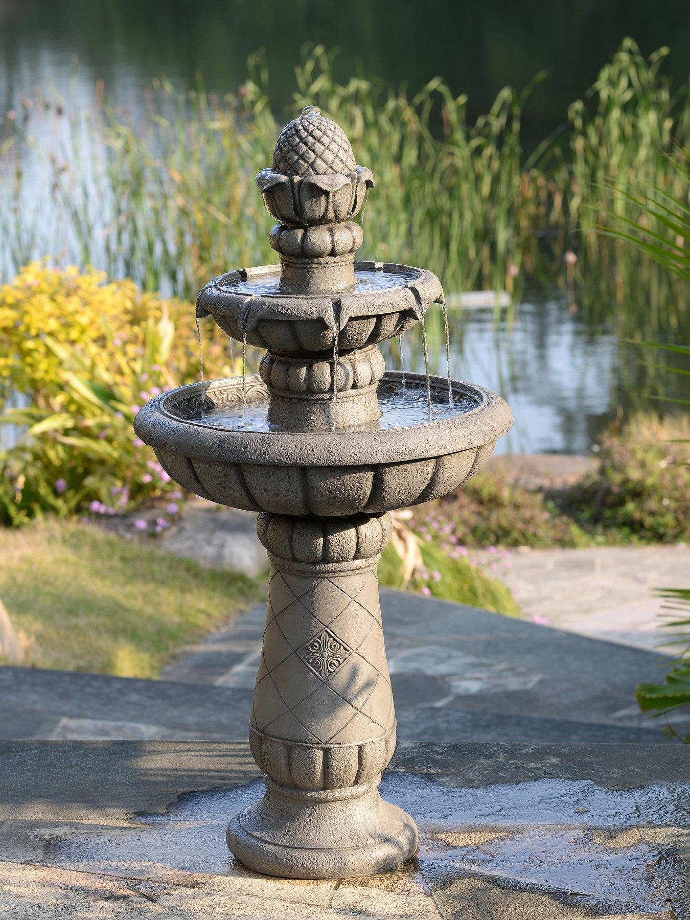 teamson-home-39-two-tier-birdbath-water-fountain--light-grayfront
