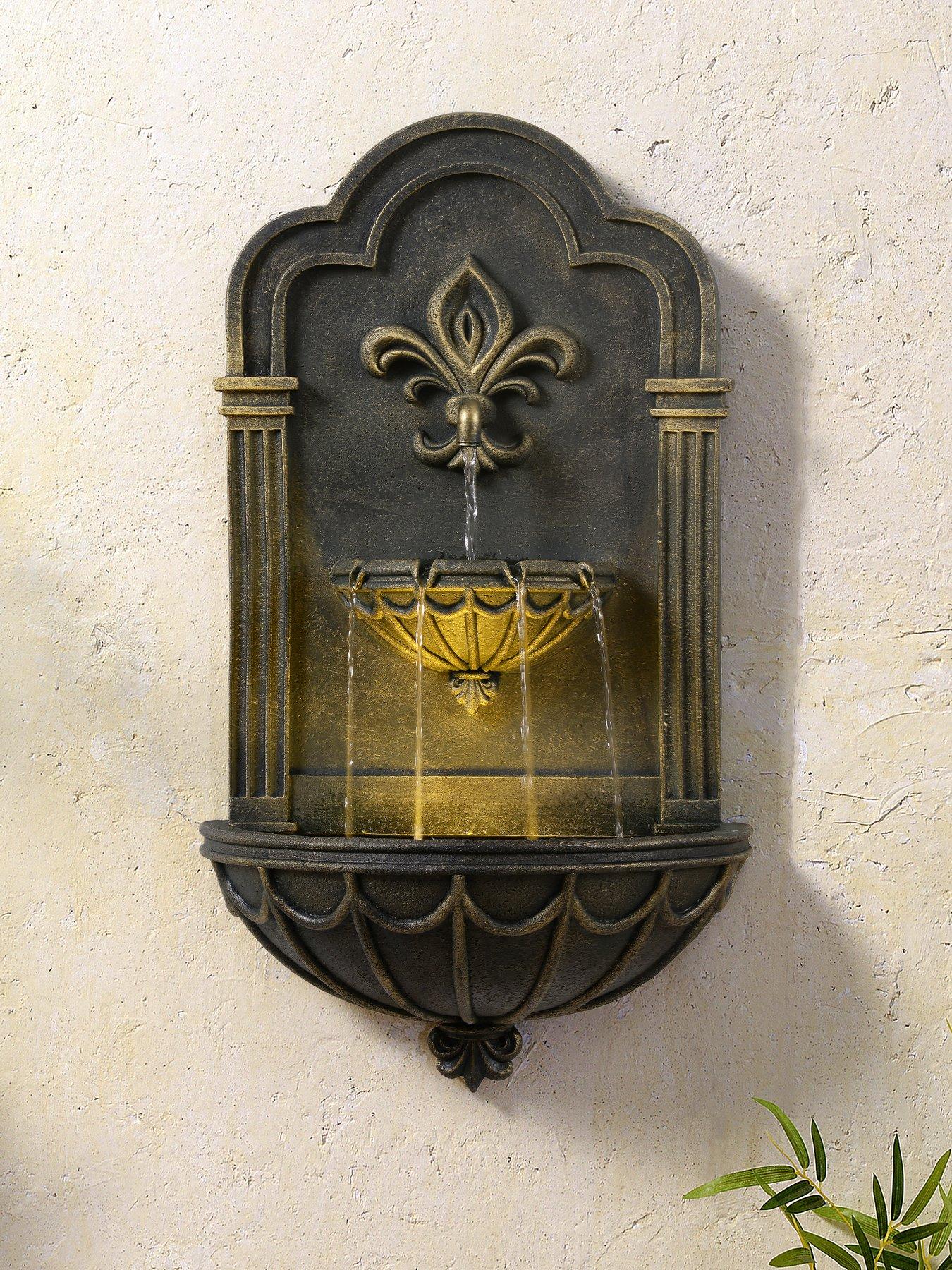 teamson-home-32-two-tier-fleur---de-lis-wall-fountainfront