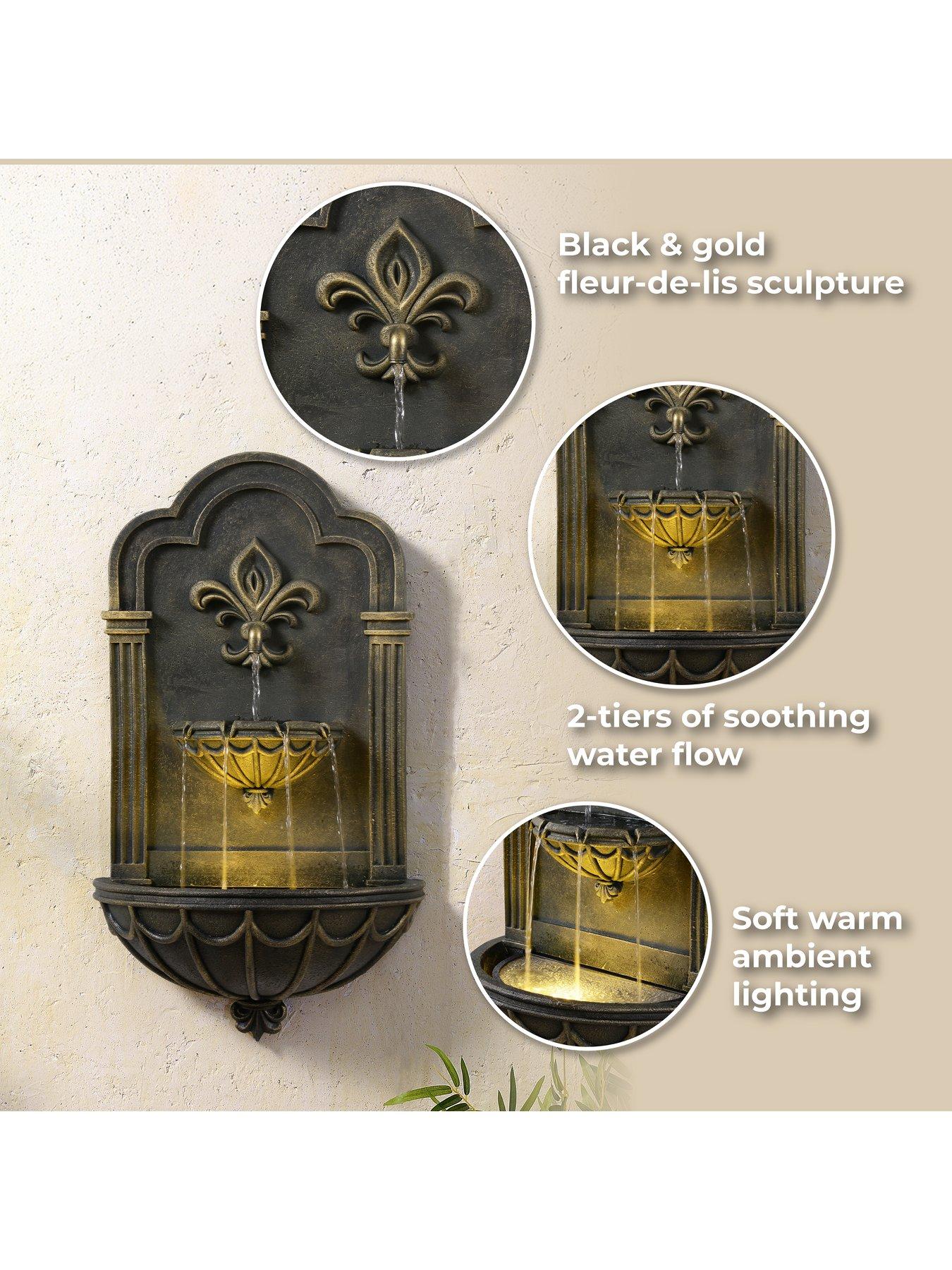 teamson-home-32-two-tier-fleur---de-lis-wall-fountainback