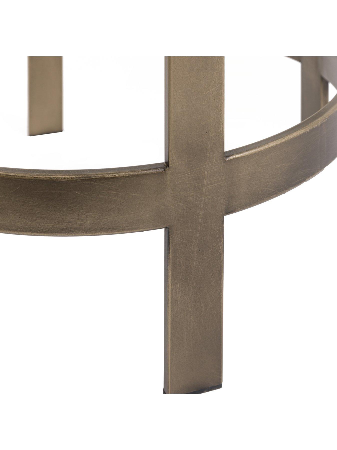 Image 6 of 6 of Gallery Direct Monti Round Side Table - Bronze