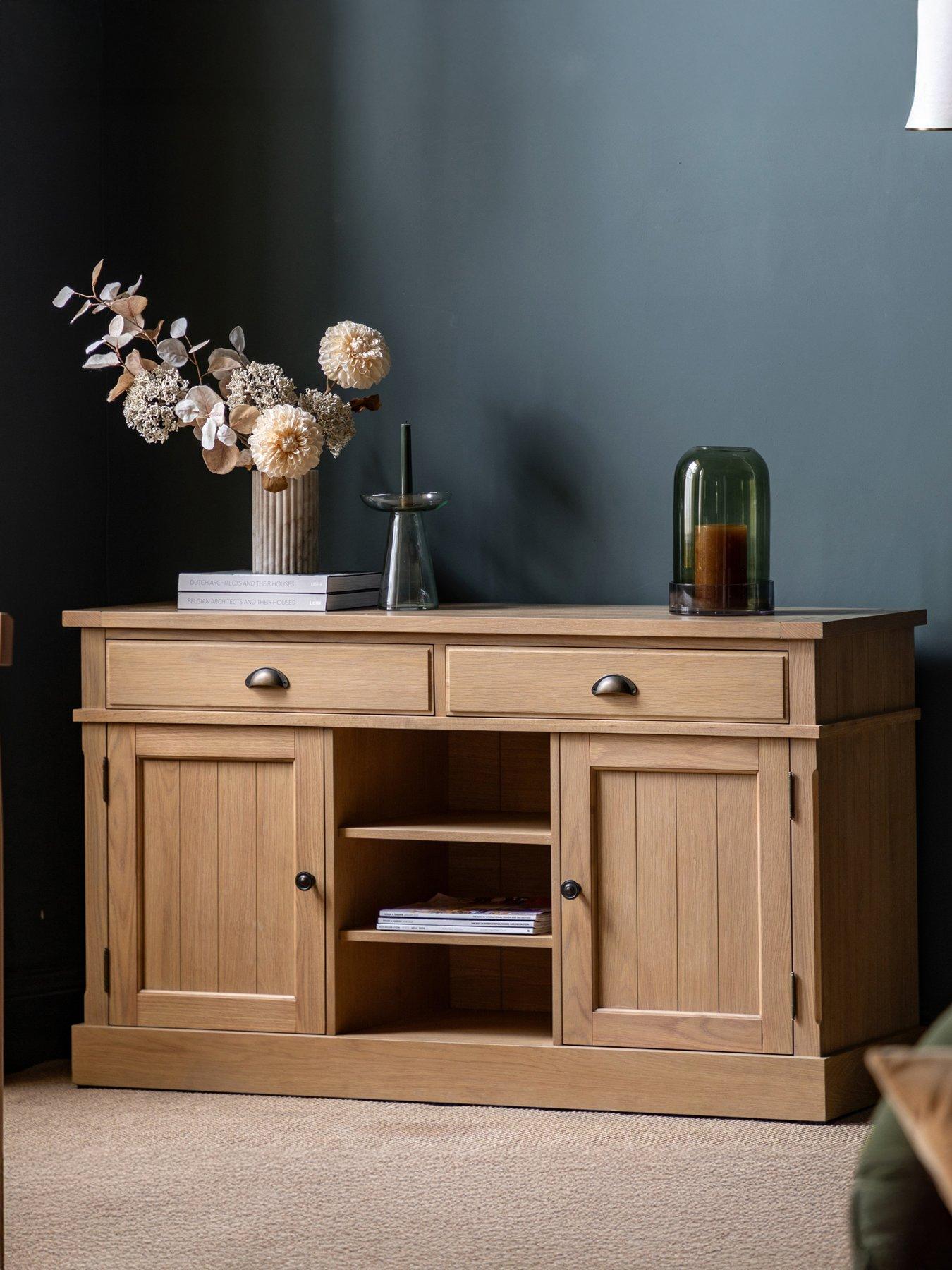 Gallery Direct Eton 2 Door 2 Drawer Sideboard Natural