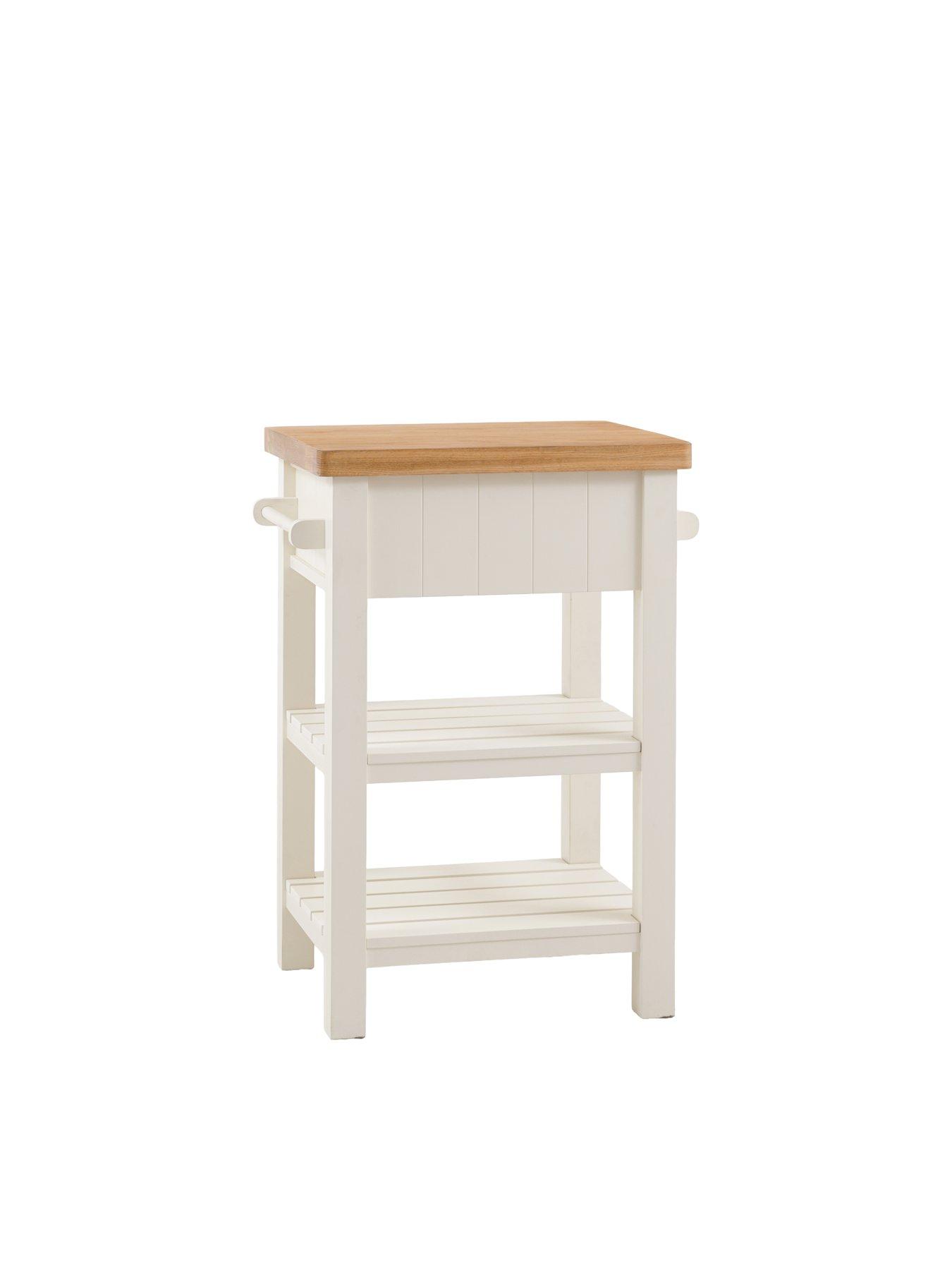 Image 4 of 6 of Gallery Direct Eton Butchers Block Side Table -&nbsp;White