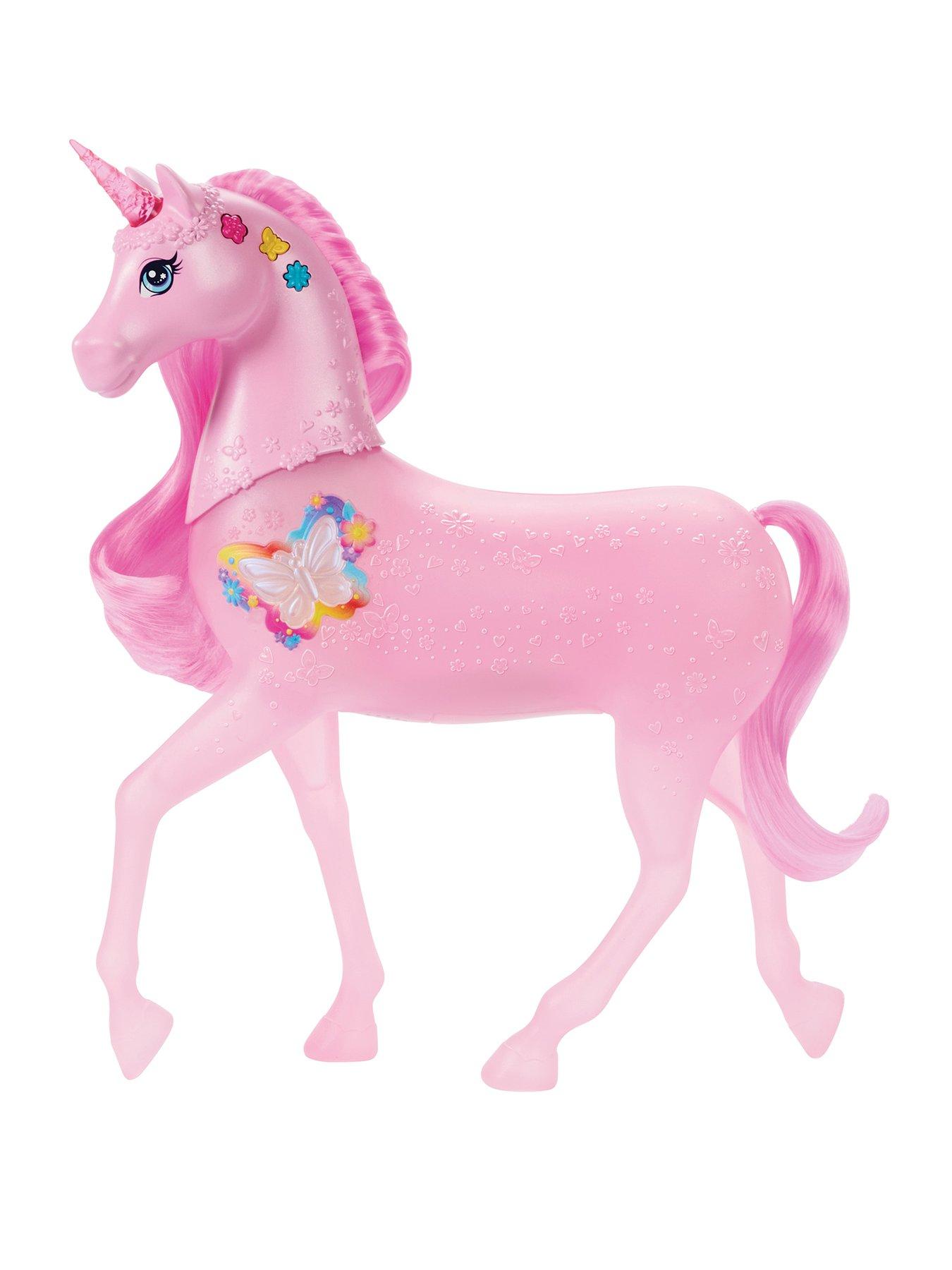 Barbie Barbie Sparkle Lights Toy Unicorn with 20 Interactive Combos of Lights, Sounds  &  Music