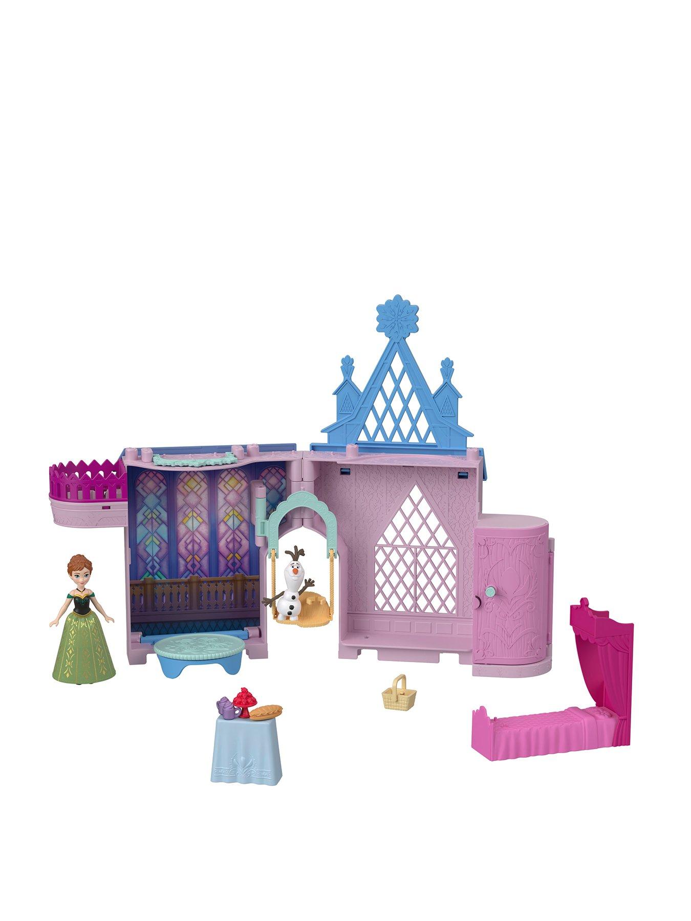 Image 1 of 8 of Disney Frozen Disney Frozen Storytime Stackers Playset, Anna's Arendelle Castle Dollhouse with Small Doll