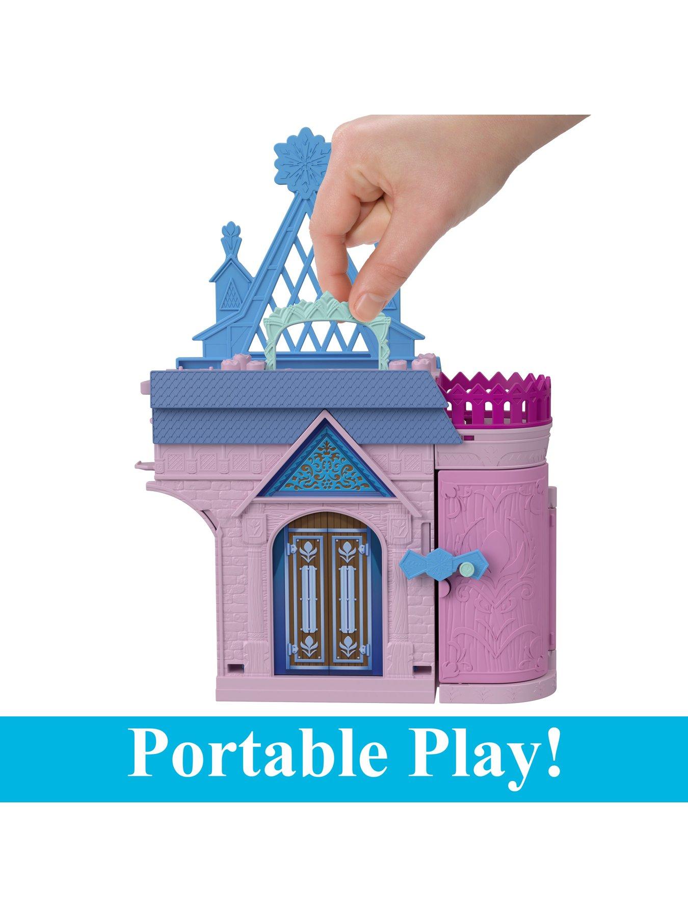 Image 3 of 8 of Disney Frozen Disney Frozen Storytime Stackers Playset, Anna's Arendelle Castle Dollhouse with Small Doll