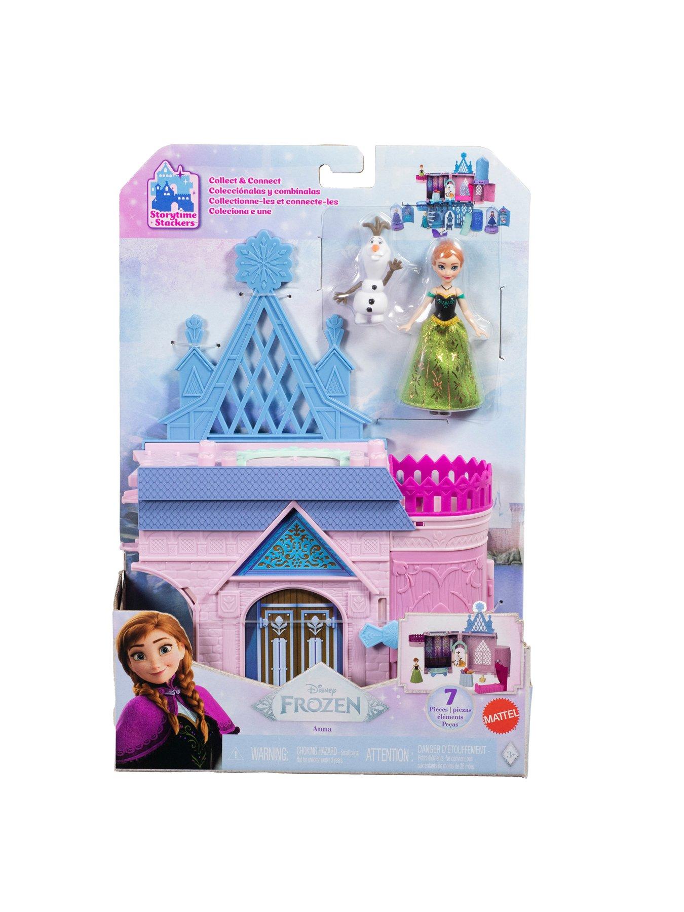 Image 7 of 8 of Disney Frozen Disney Frozen Storytime Stackers Playset, Anna's Arendelle Castle Dollhouse with Small Doll